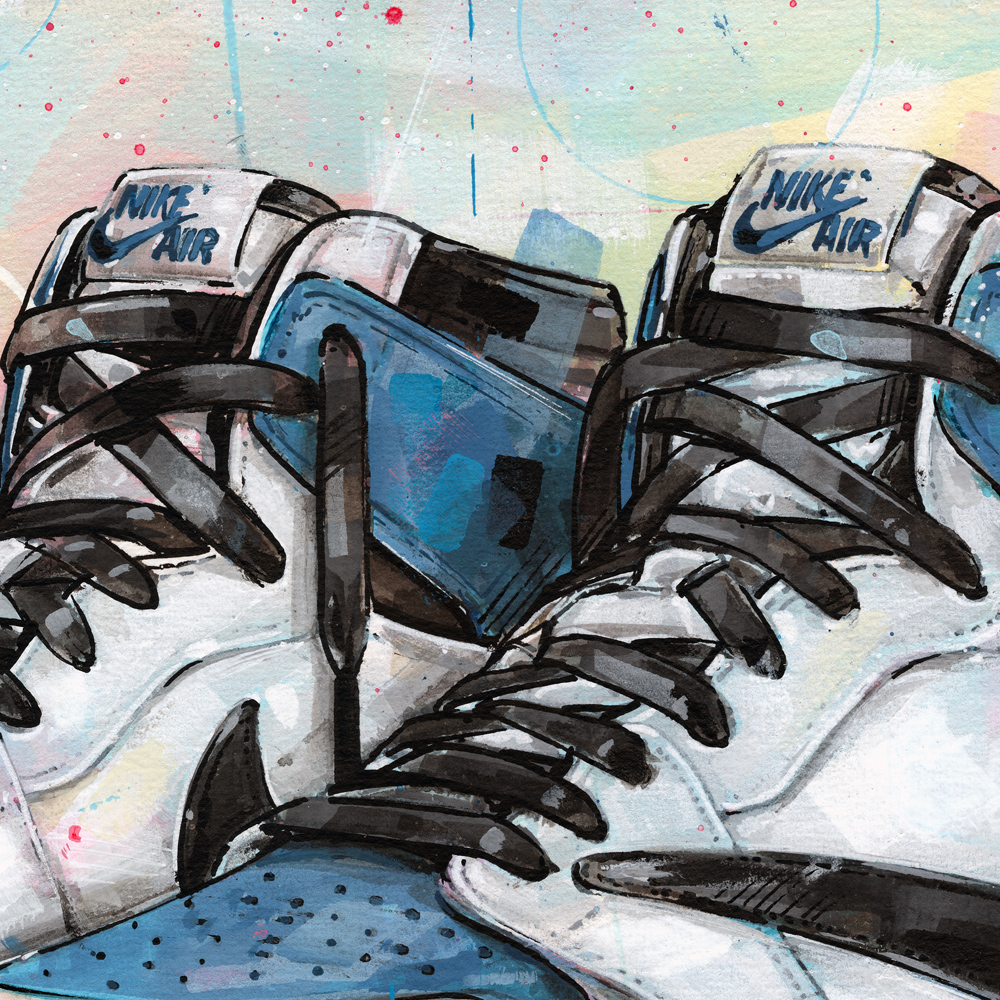 Cartoon Air Jordan 1 Wallpapers