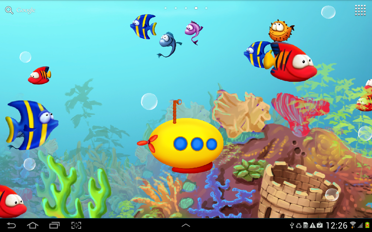 Cartoon Aquarium Wallpapers