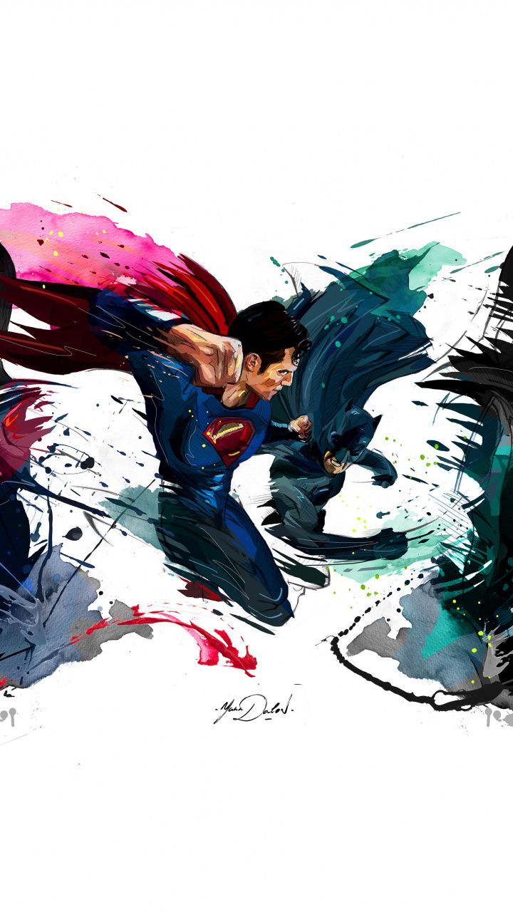 Cartoon Batman Vs Superman Wallpapers