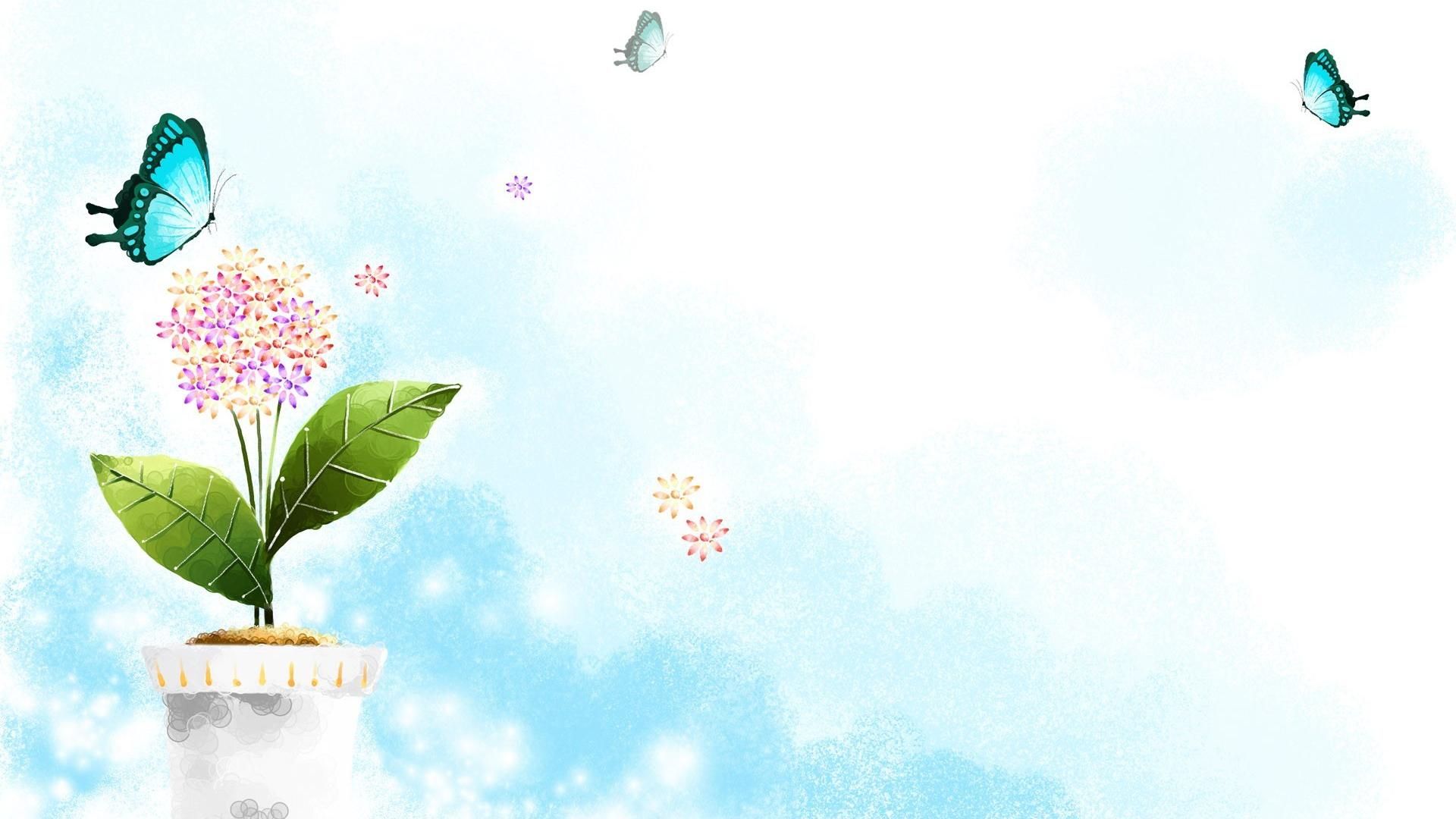 Cartoon Butterfly Wallpapers