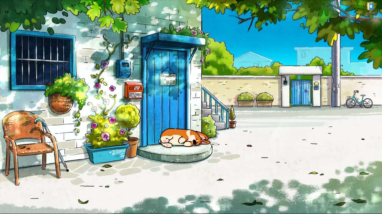 Cartoon Corgis Wallpapers