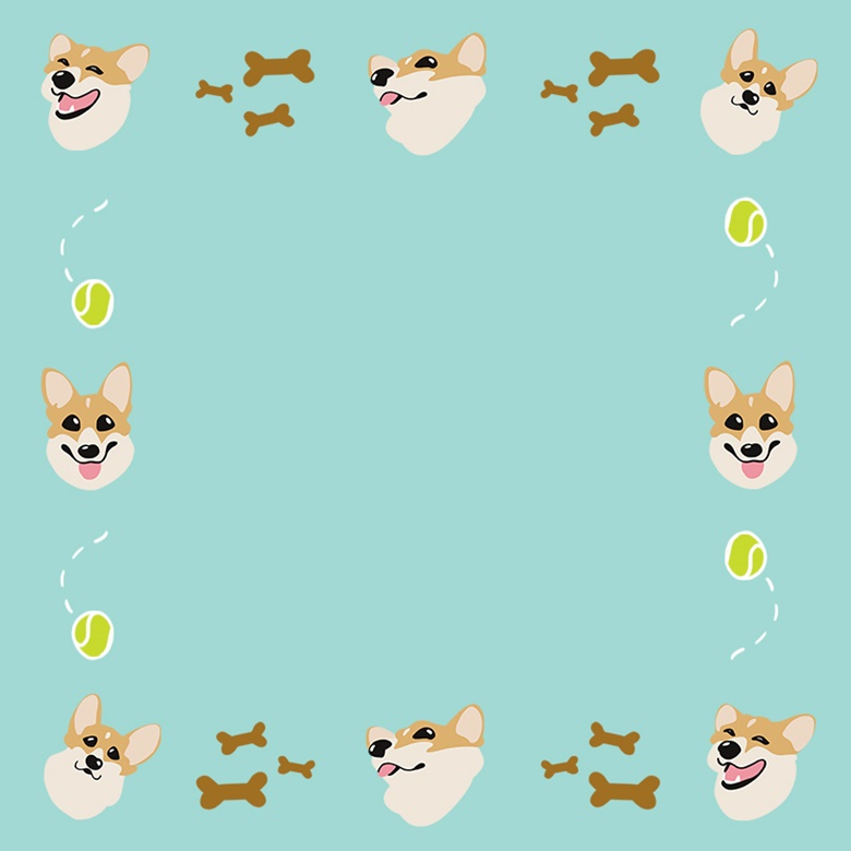 Cartoon Corgis Wallpapers