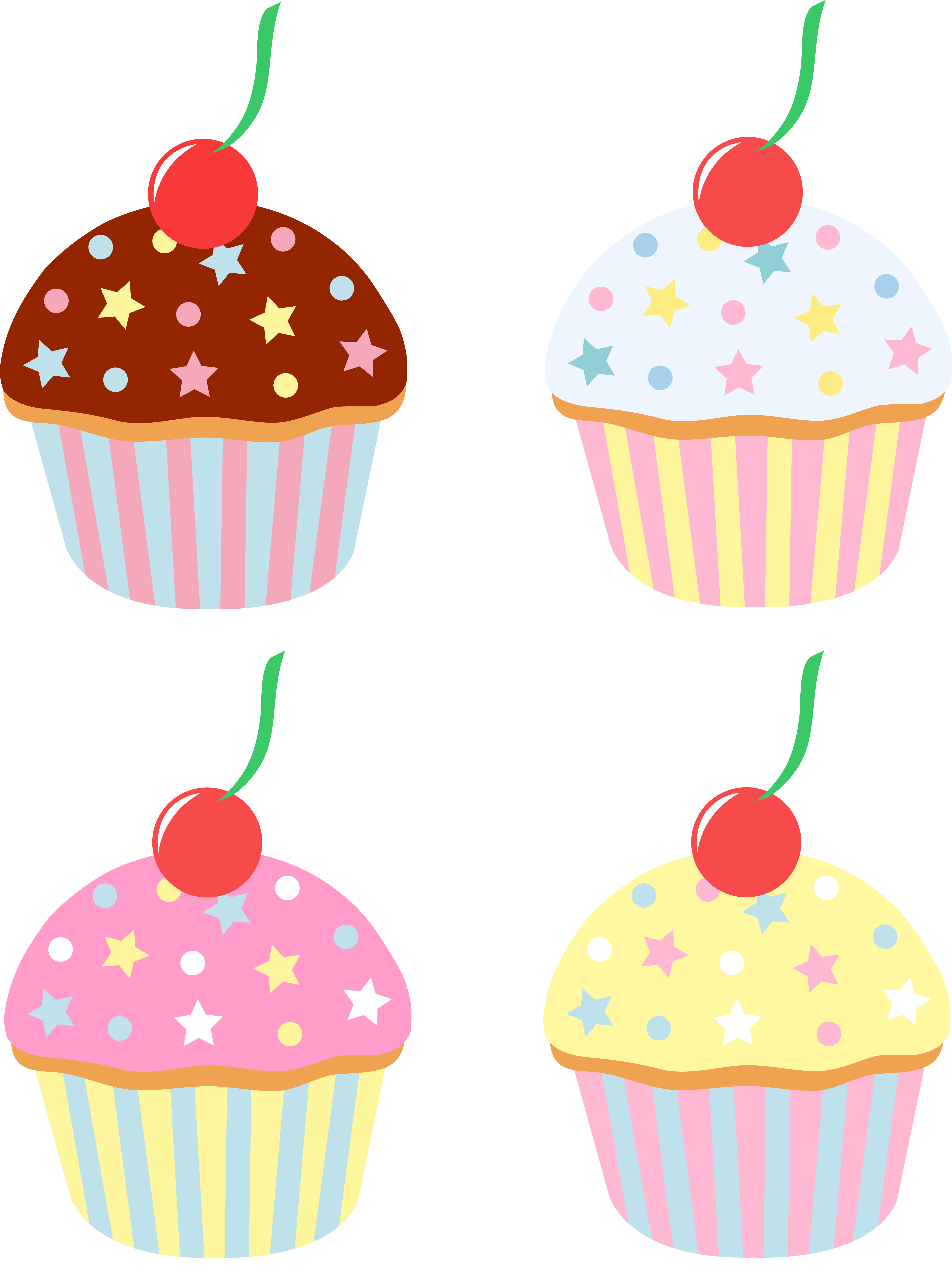 Cartoon Cupcake Wallpapers