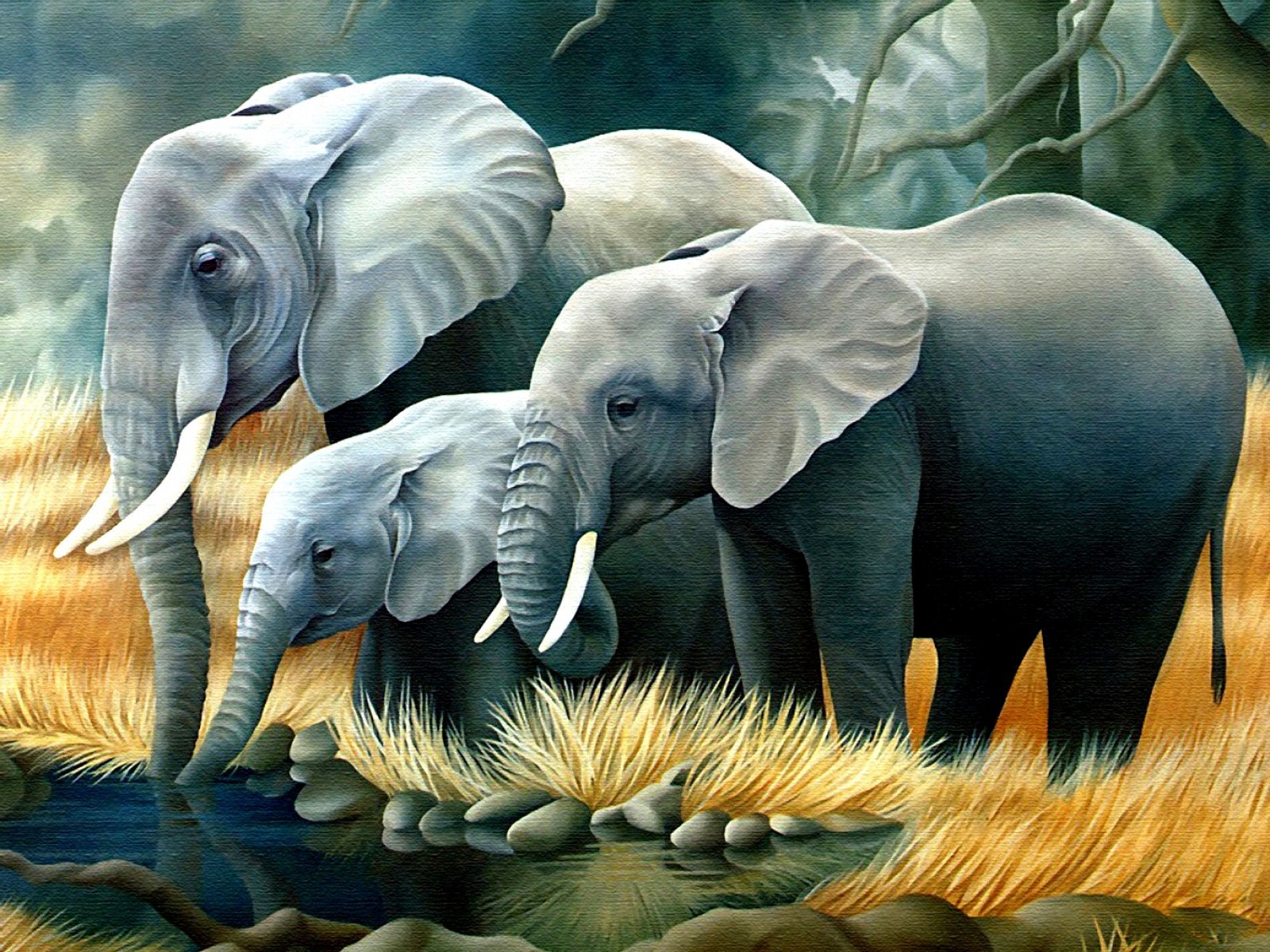 Cartoon Elephant Wallpapers