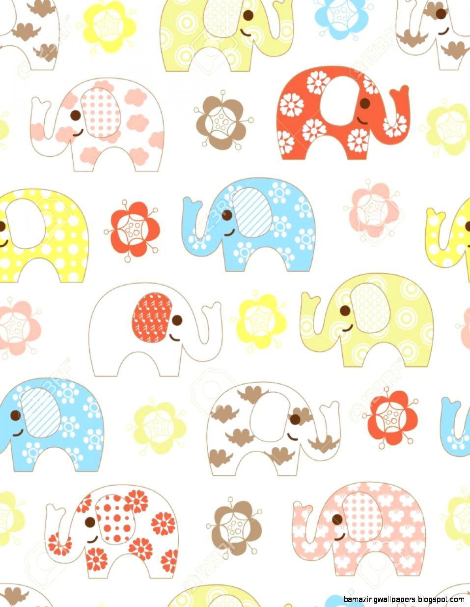 Cartoon Elephant Wallpapers