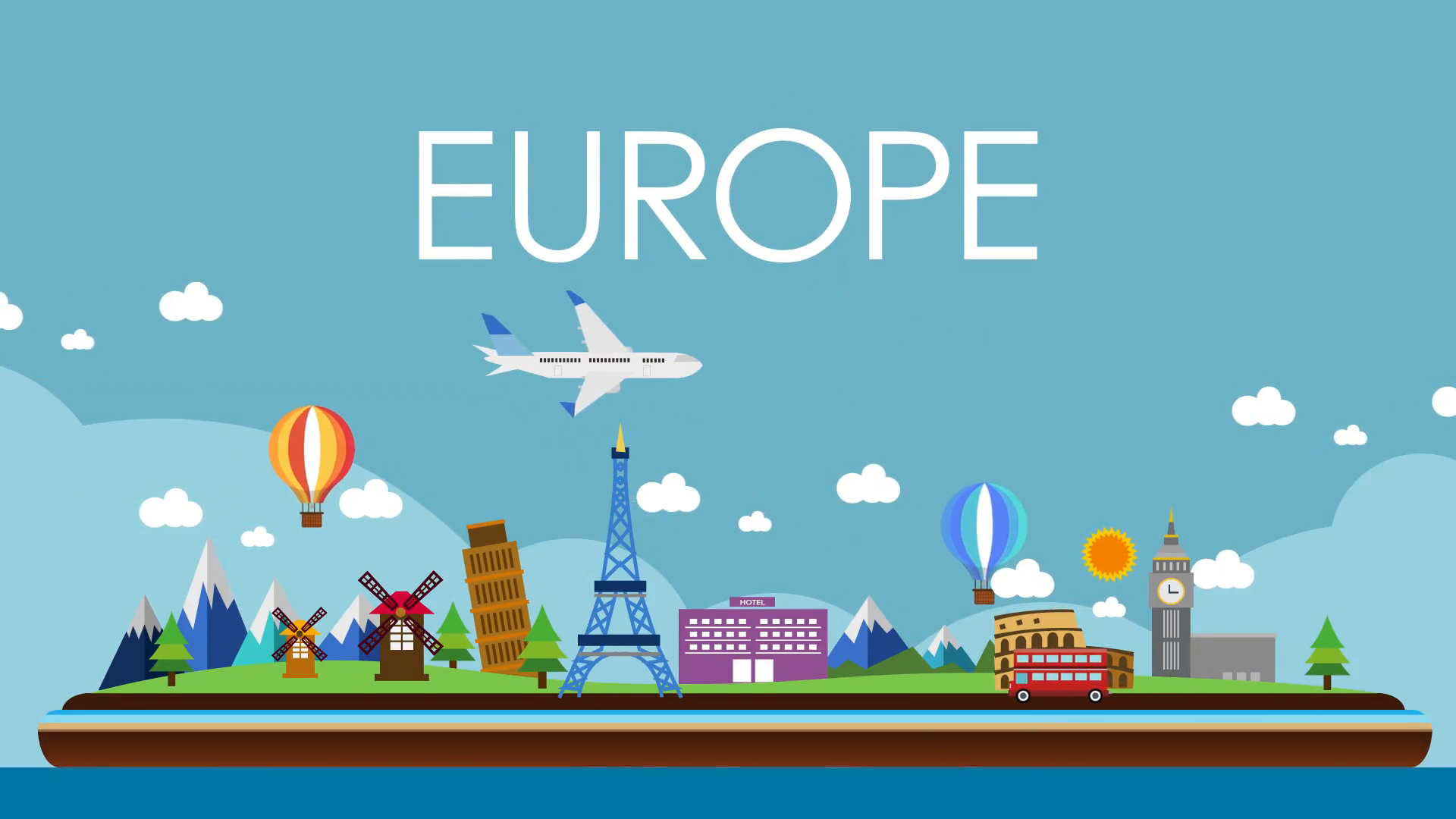 Cartoon Europe Wallpapers