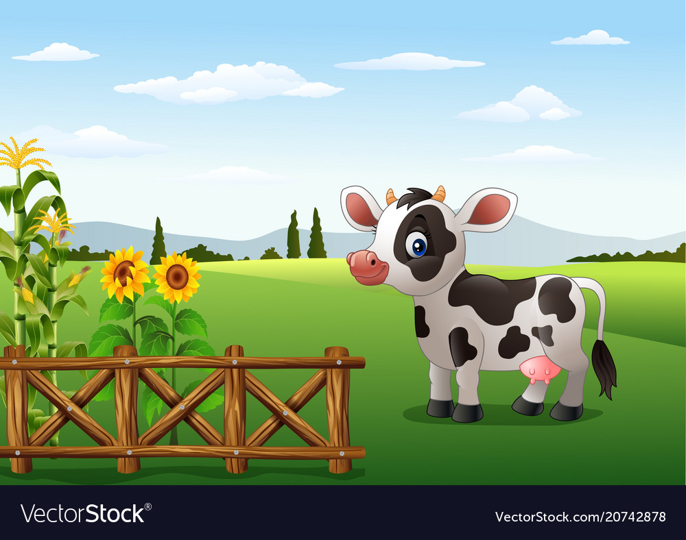 Cartoon Farm Background