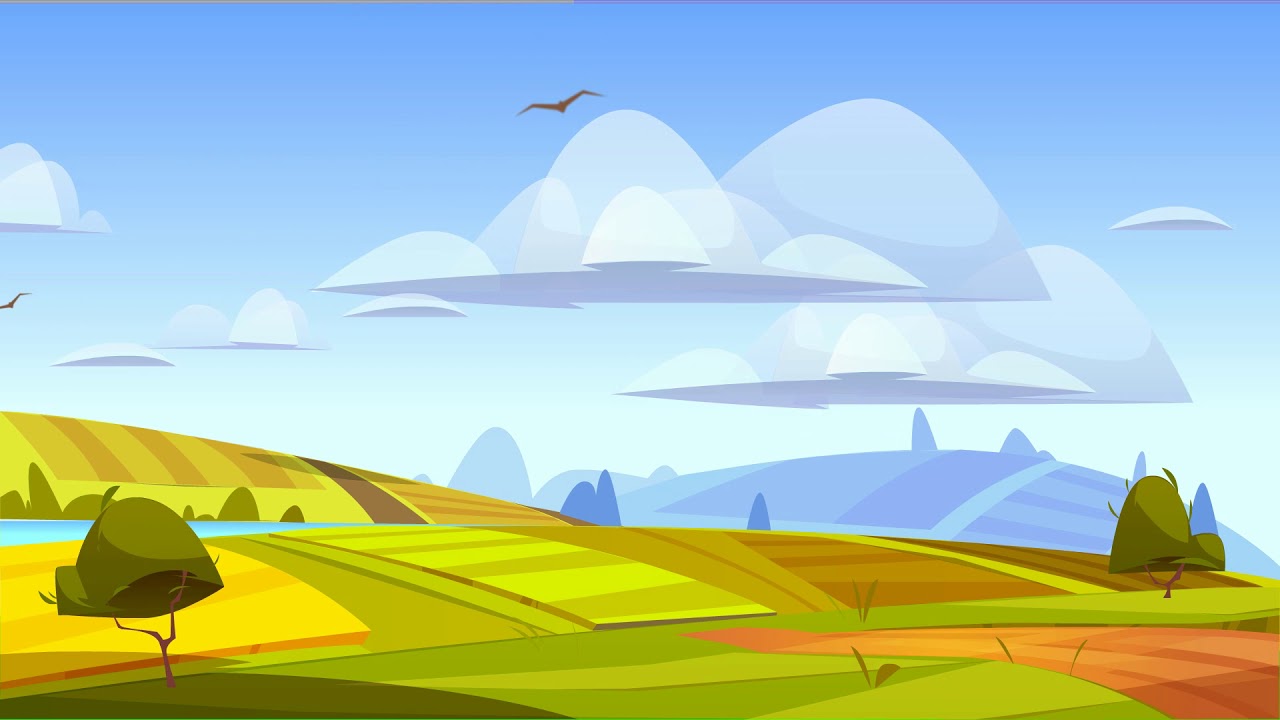 Cartoon Farm Background