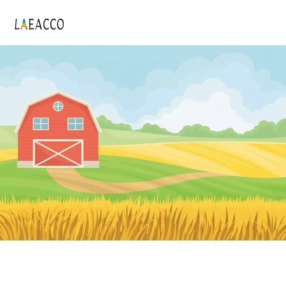 Cartoon Farm Background