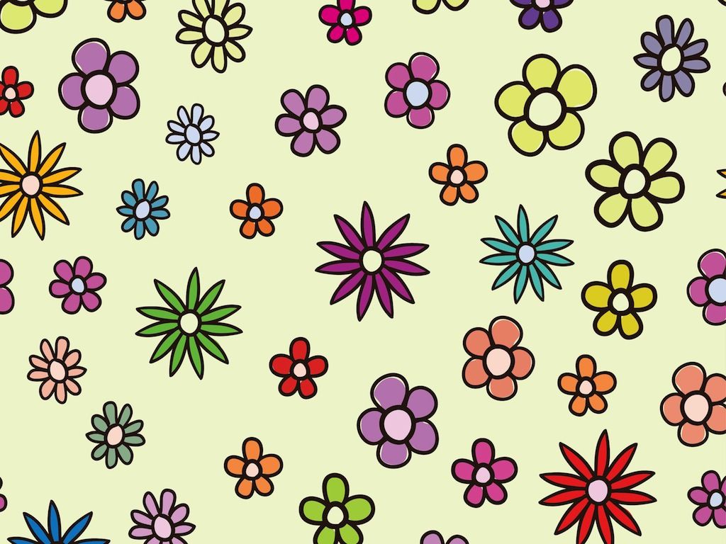 Cartoon Flower Wallpapers