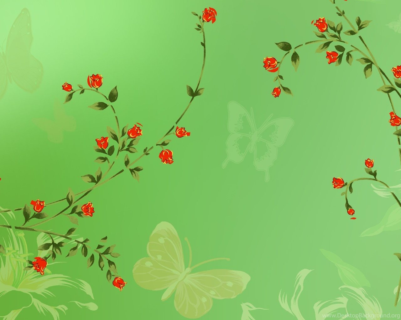 Cartoon Flowers Wallpapers