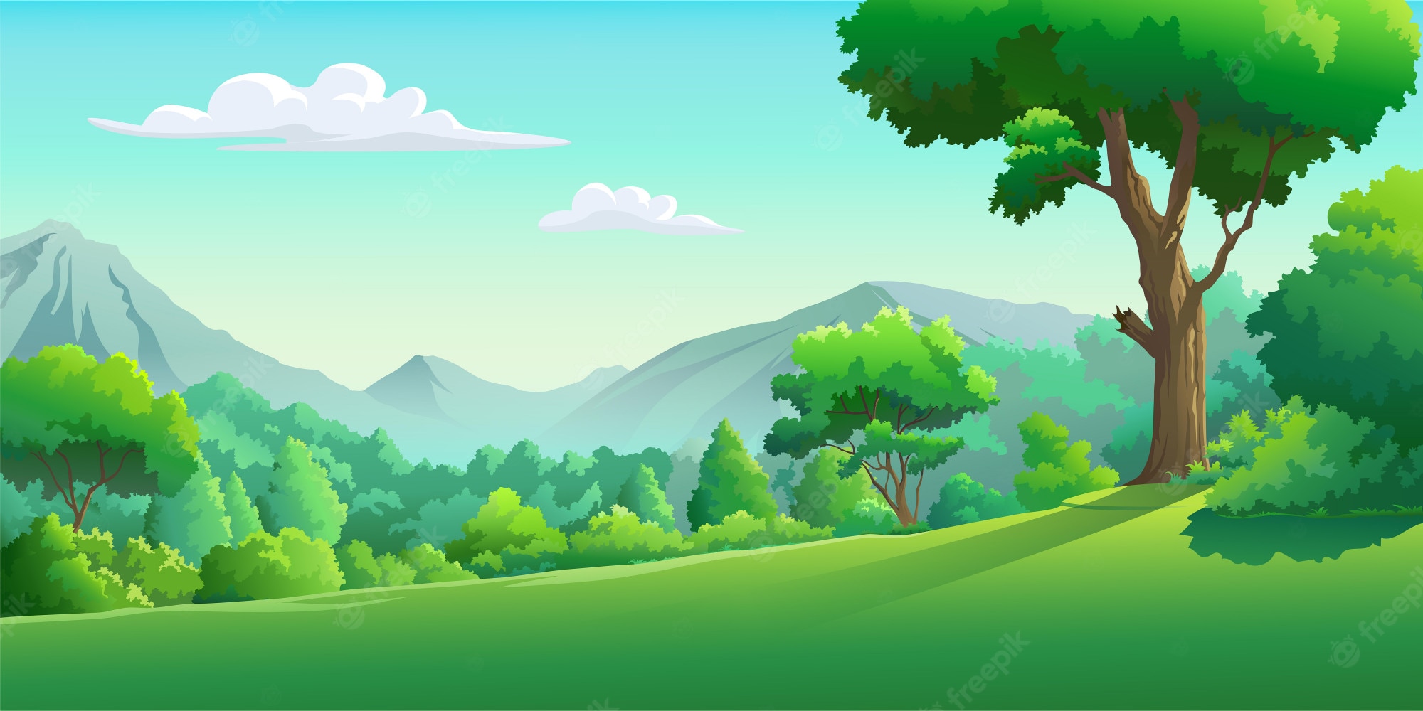 Cartoon Forest Wallpapers