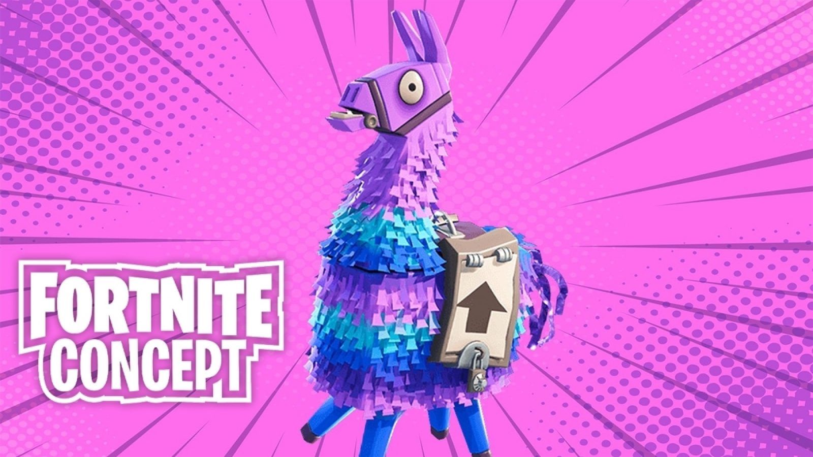 Cartoon Fortnite Llama Wallpapers