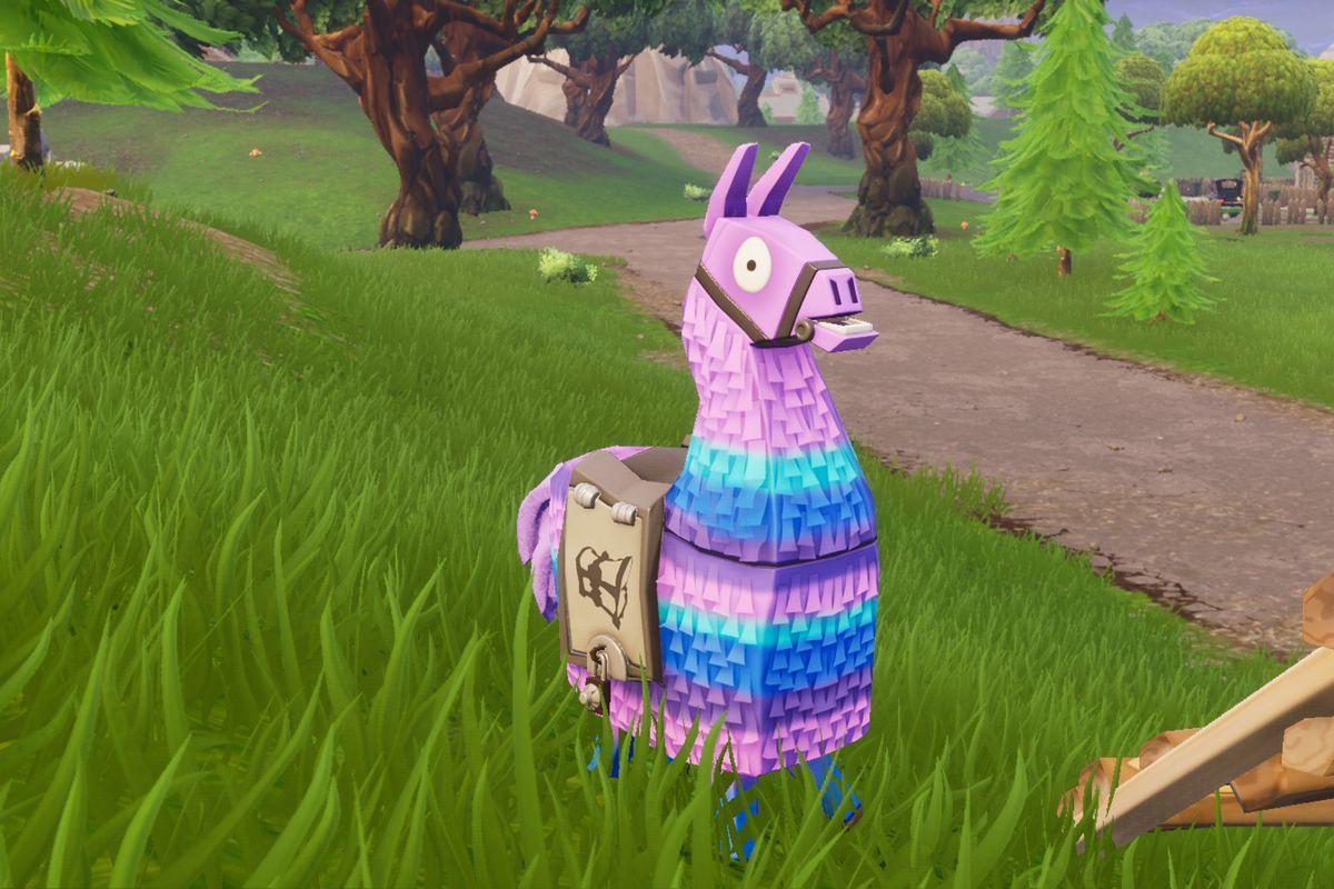 Cartoon Fortnite Llama Wallpapers