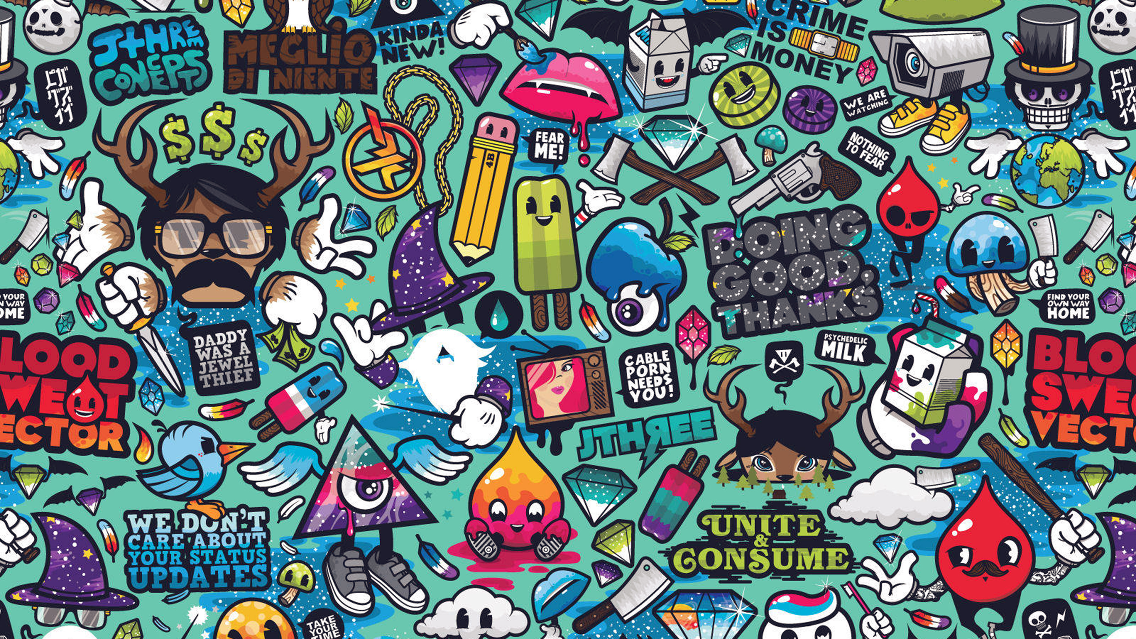 Cartoon Graffiti Wallpapers