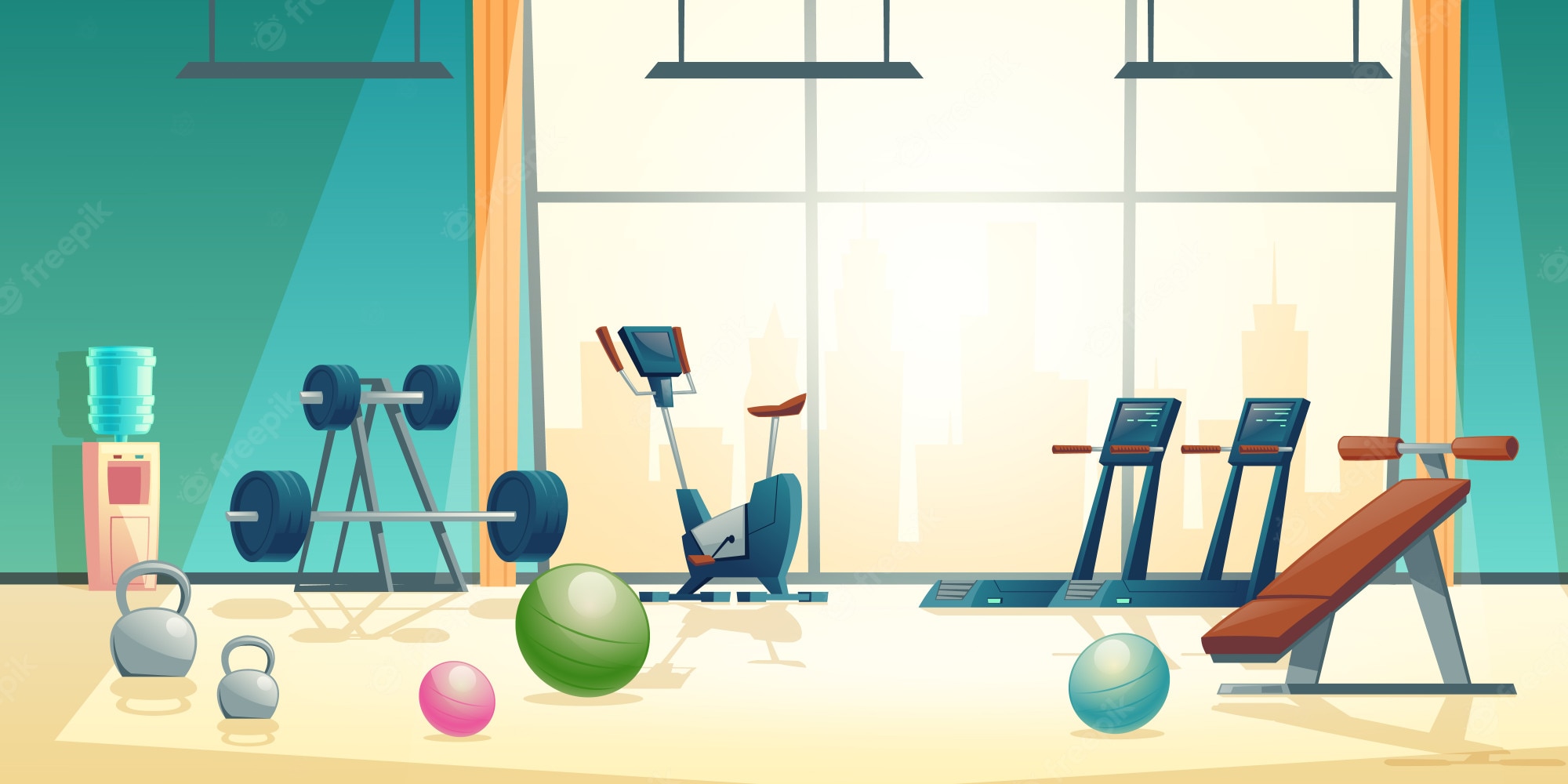 Cartoon Gym Wallpapers