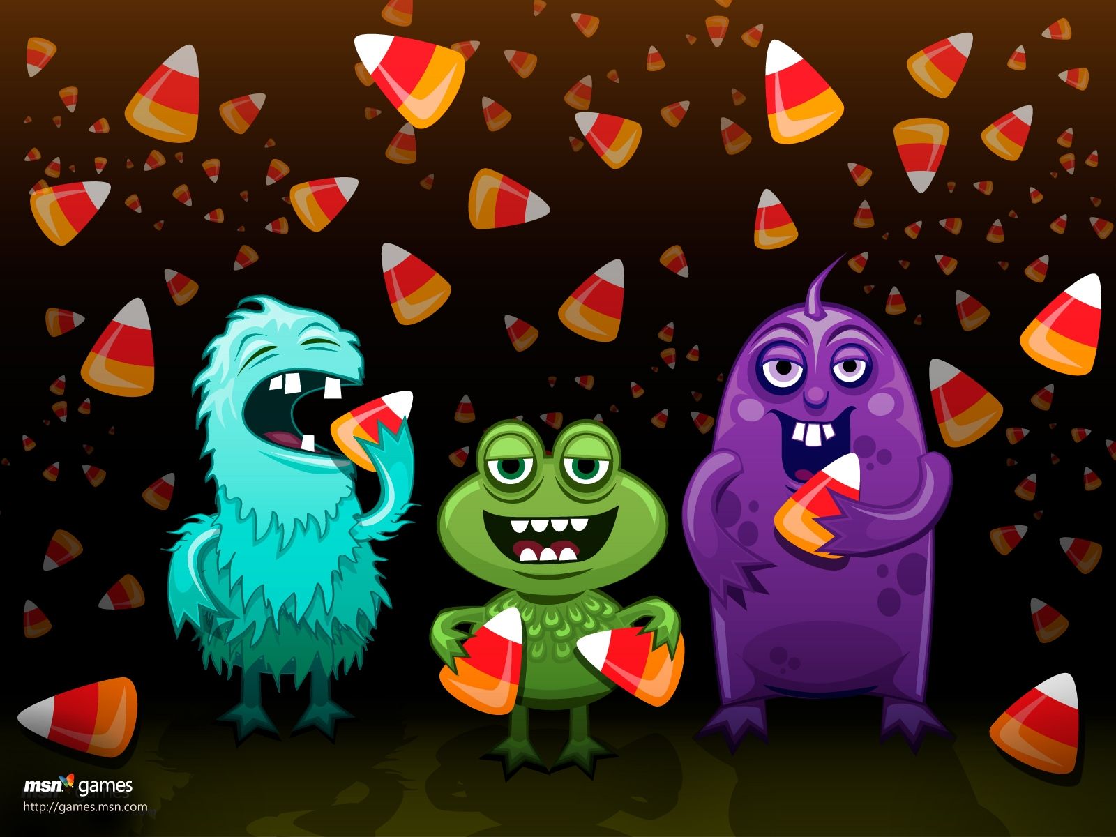 Cartoon Halloween Monsters Wallpapers