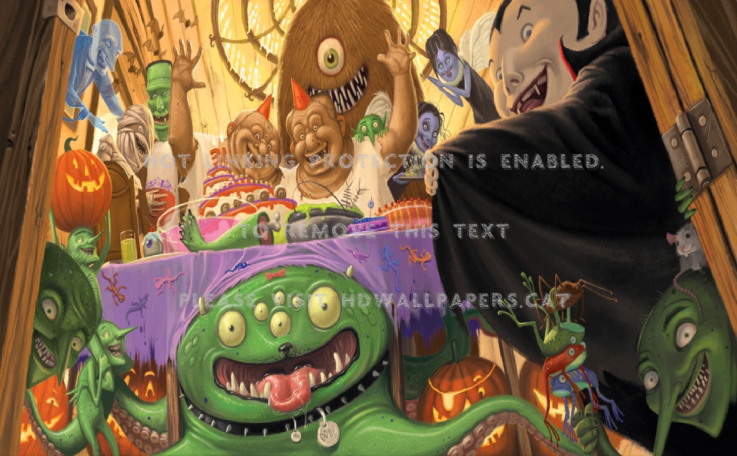 Cartoon Halloween Monsters Wallpapers