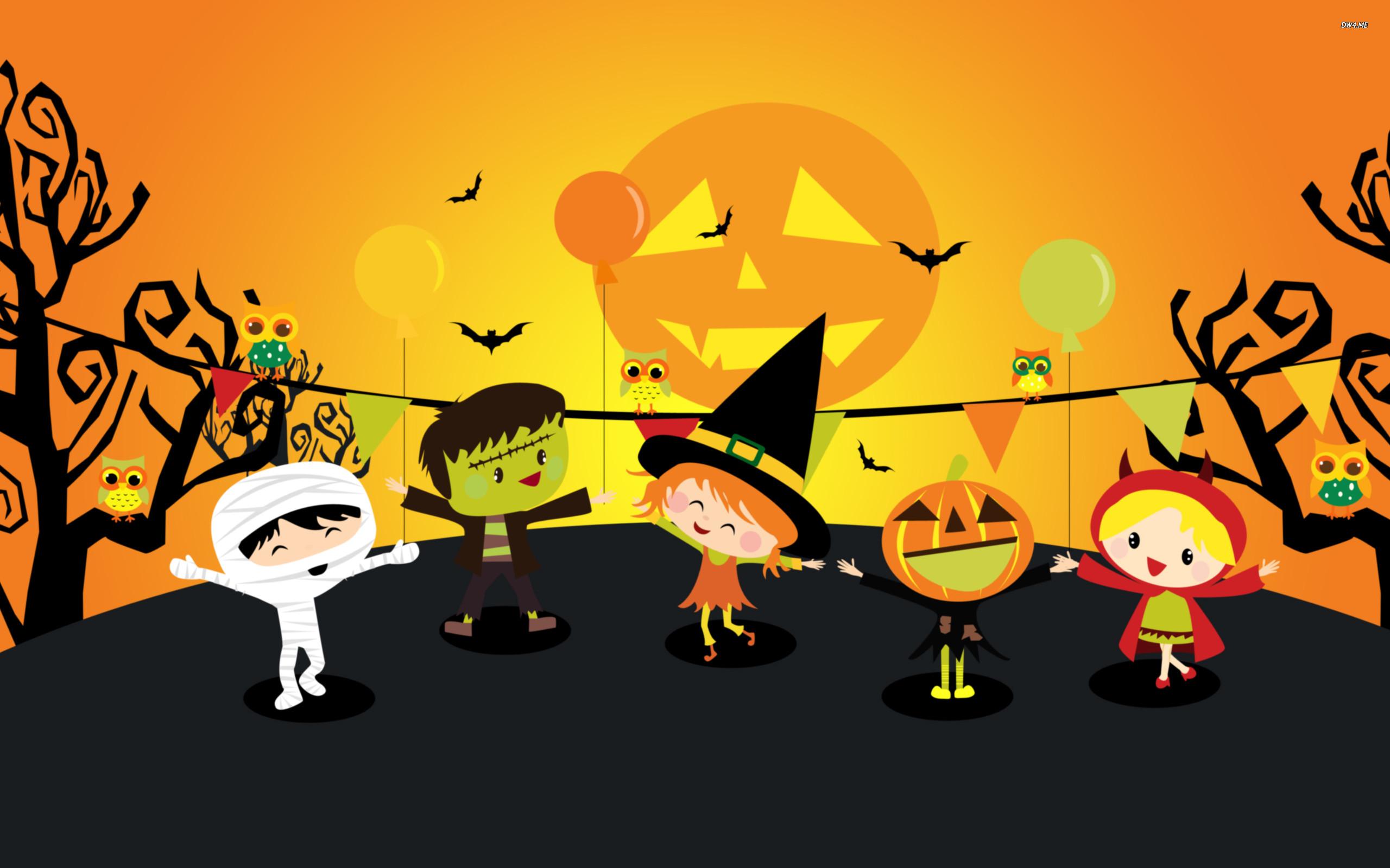 Cartoon Halloween Monsters Wallpapers