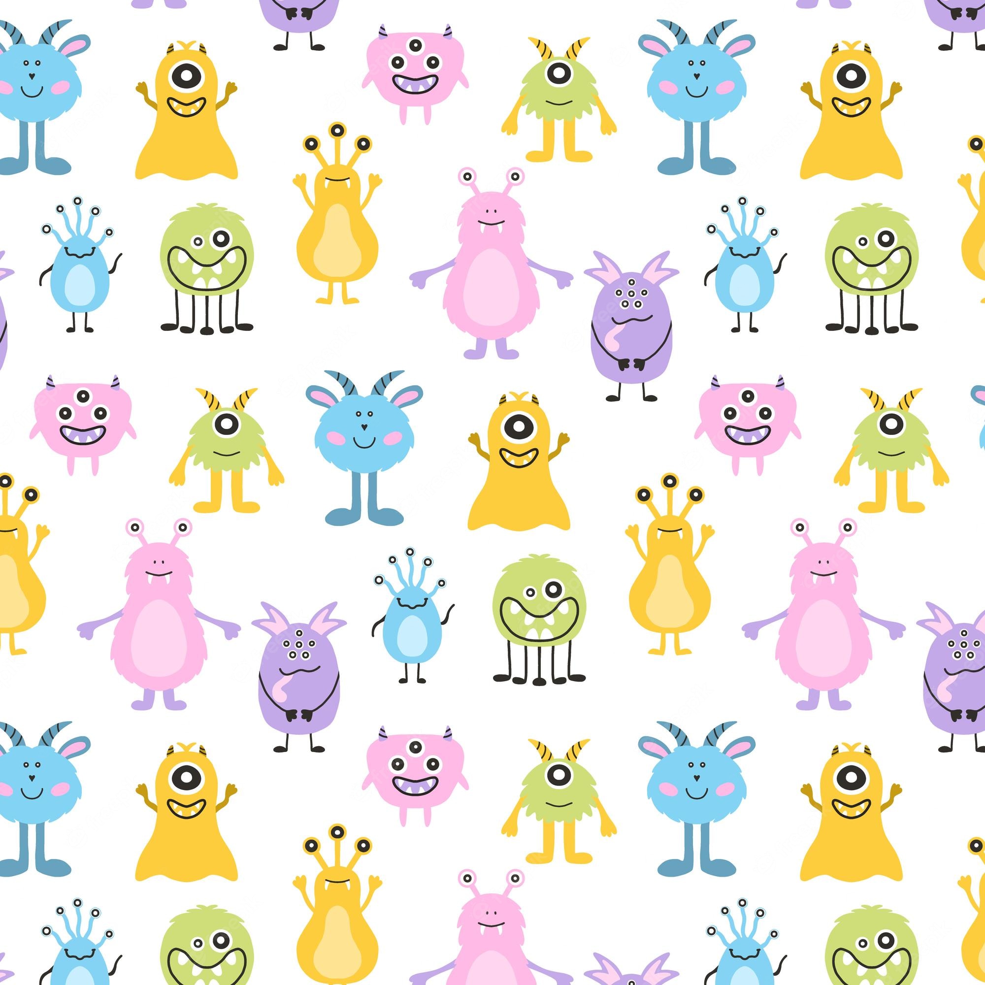 Cartoon Halloween Monsters Wallpapers