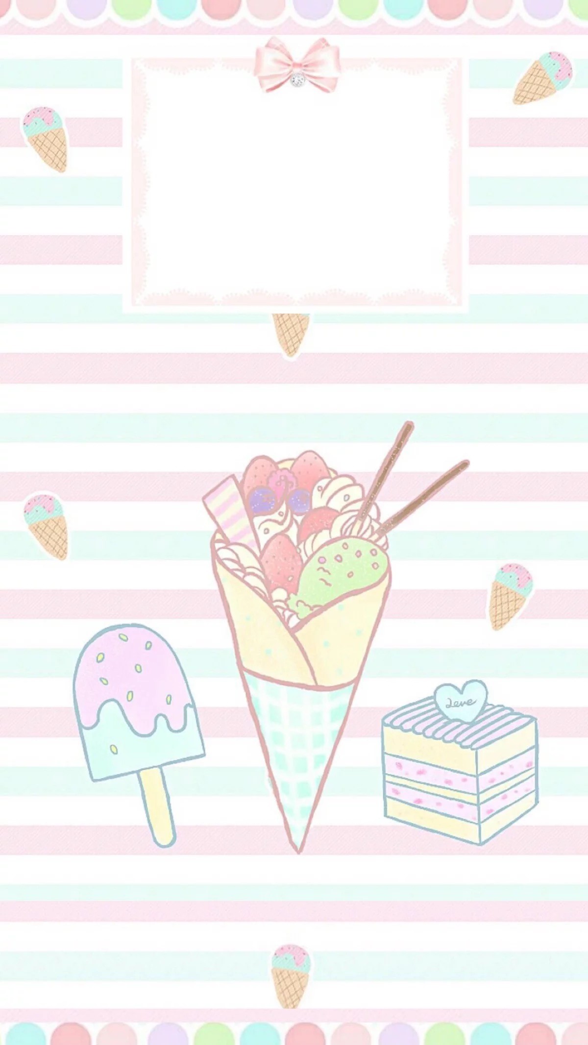 Cartoon Ice Cream Wallpapers