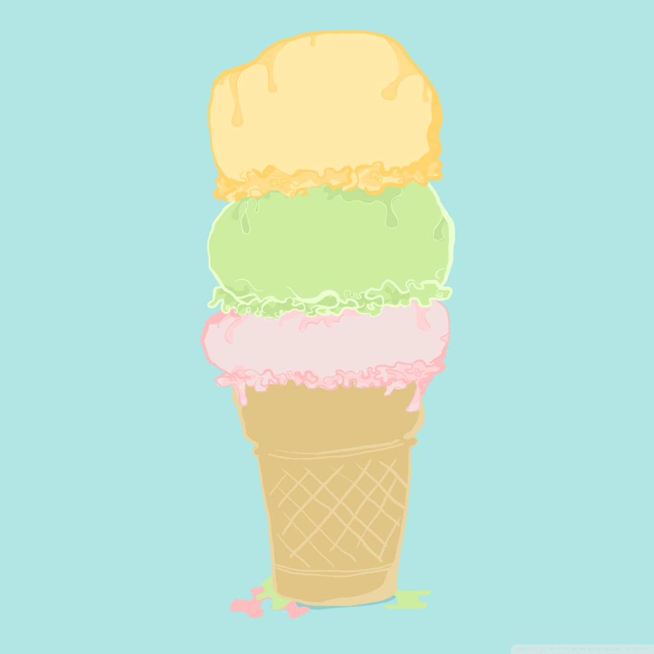 Cartoon Ice Cream Wallpapers