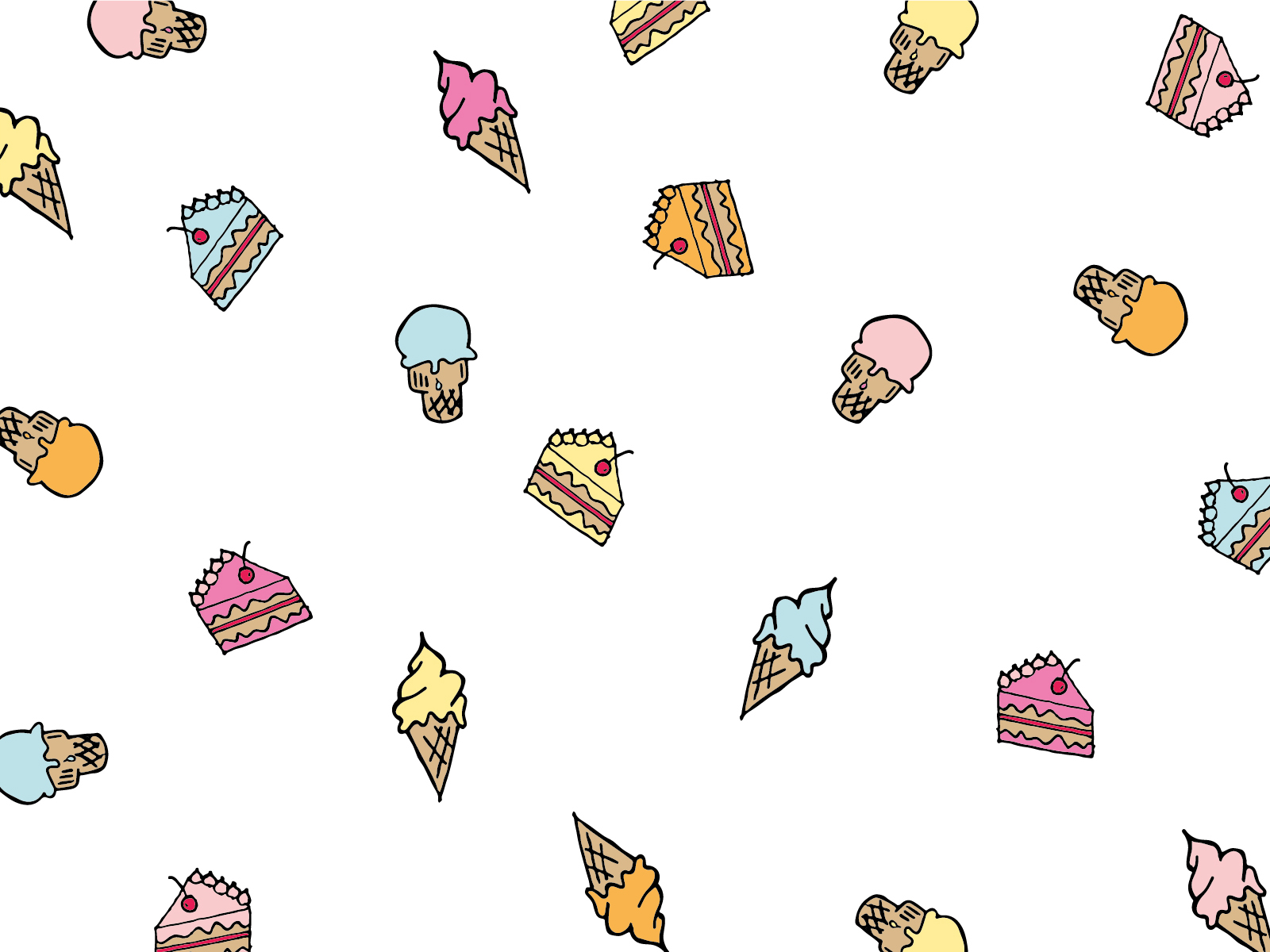 Cartoon Ice Cream Wallpapers