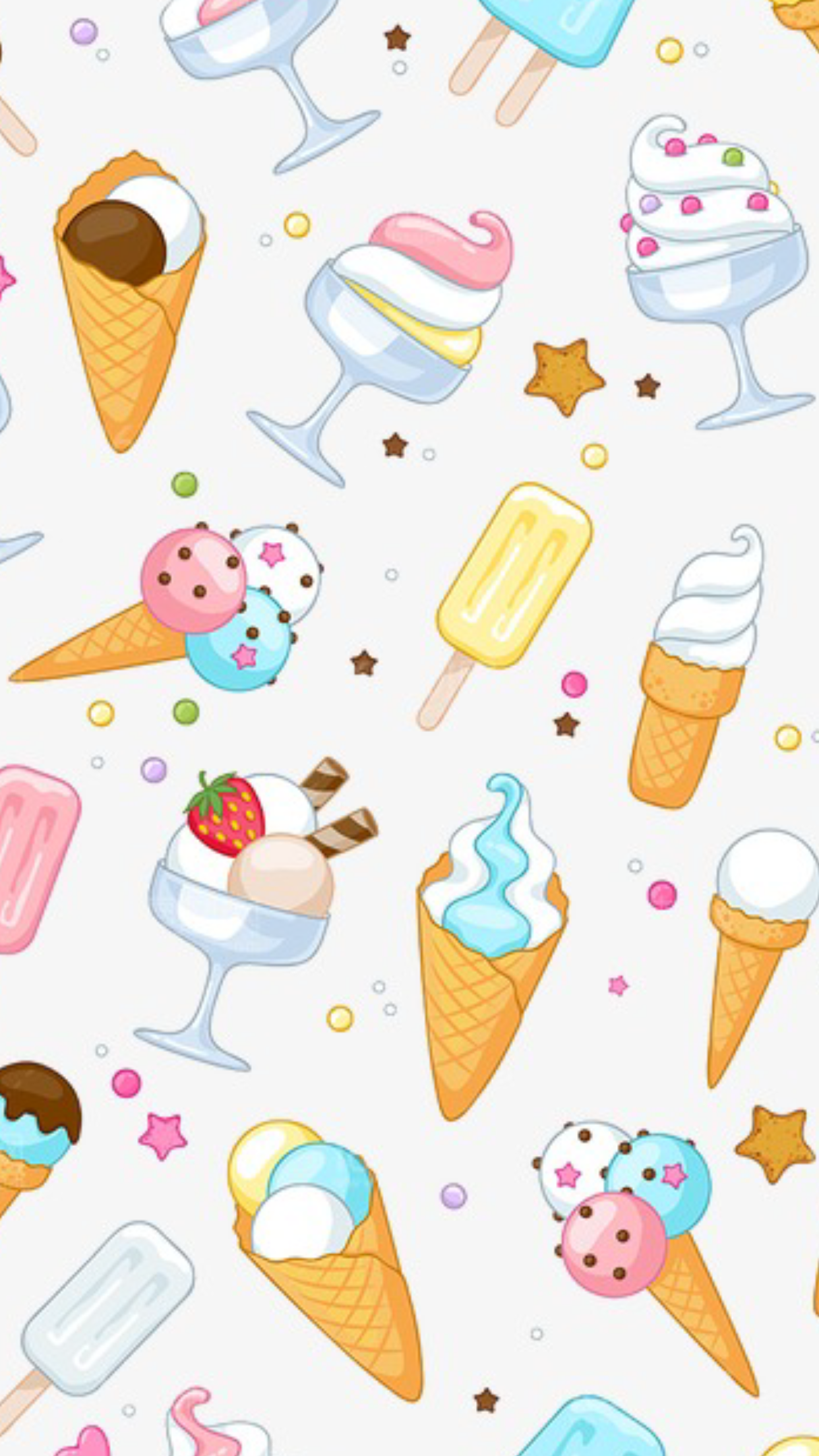 Cartoon Ice Cream Wallpapers