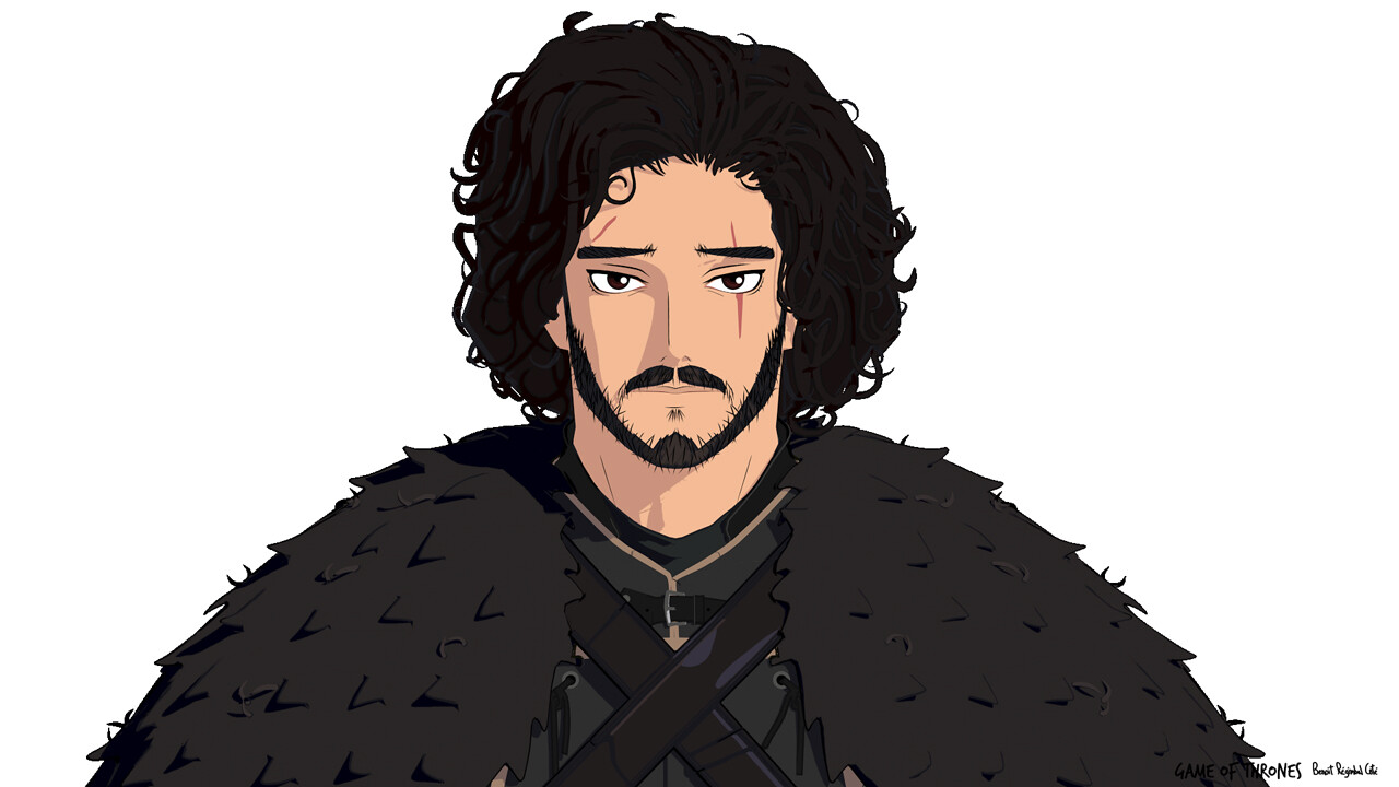 Cartoon Jon Snow Wallpapers