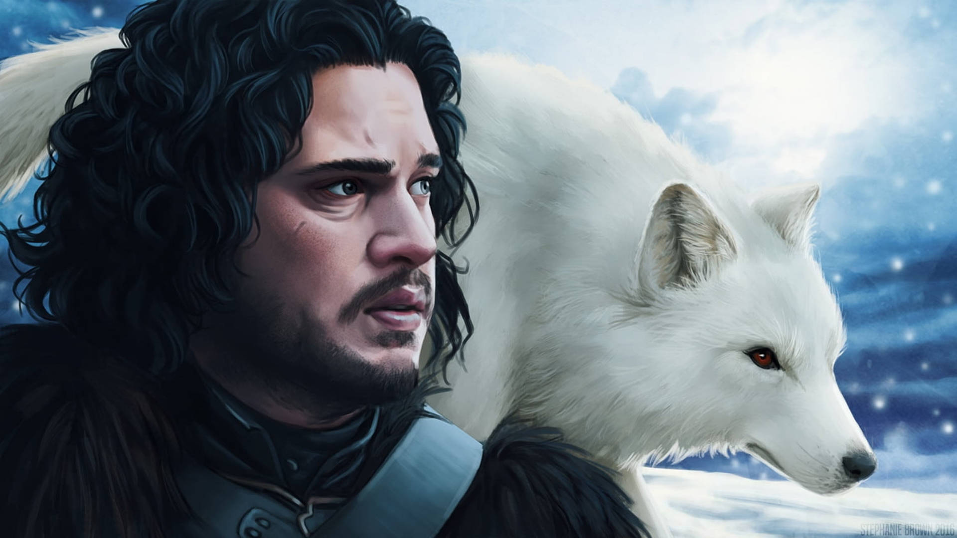 Cartoon Jon Snow Wallpapers