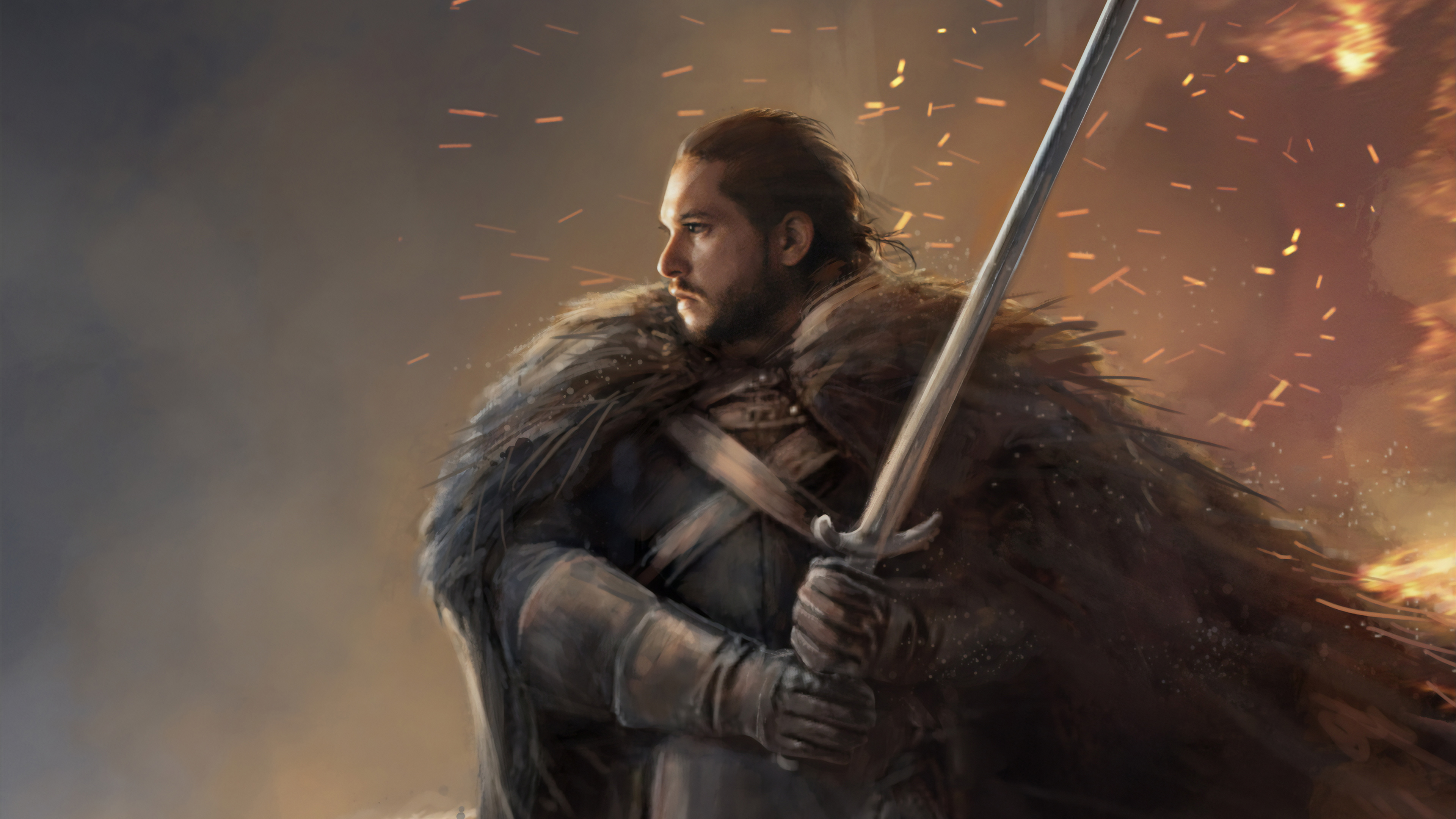 Cartoon Jon Snow Wallpapers