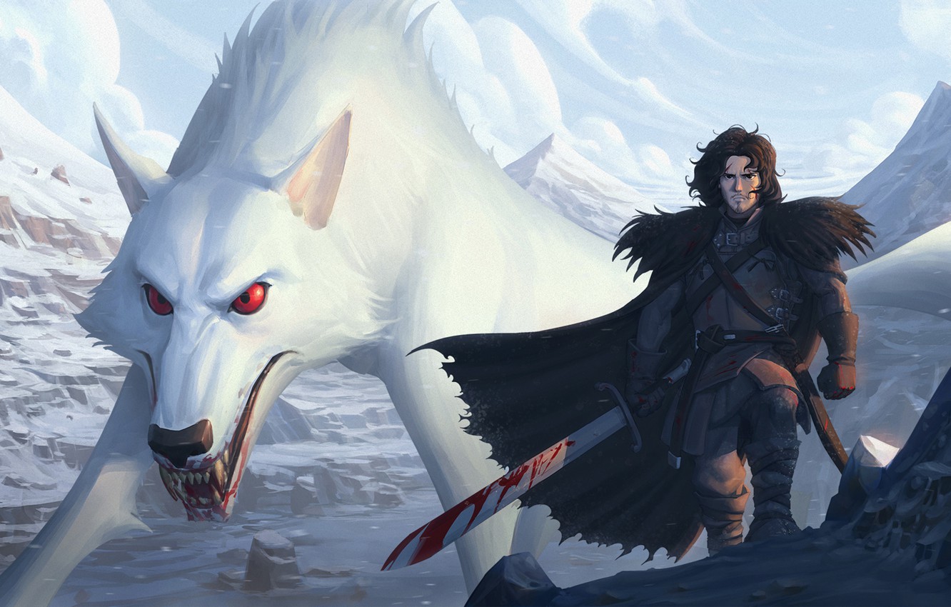 Cartoon Jon Snow Wallpapers