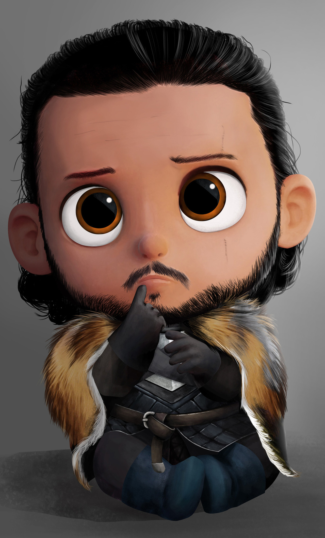 Cartoon Jon Snow Wallpapers