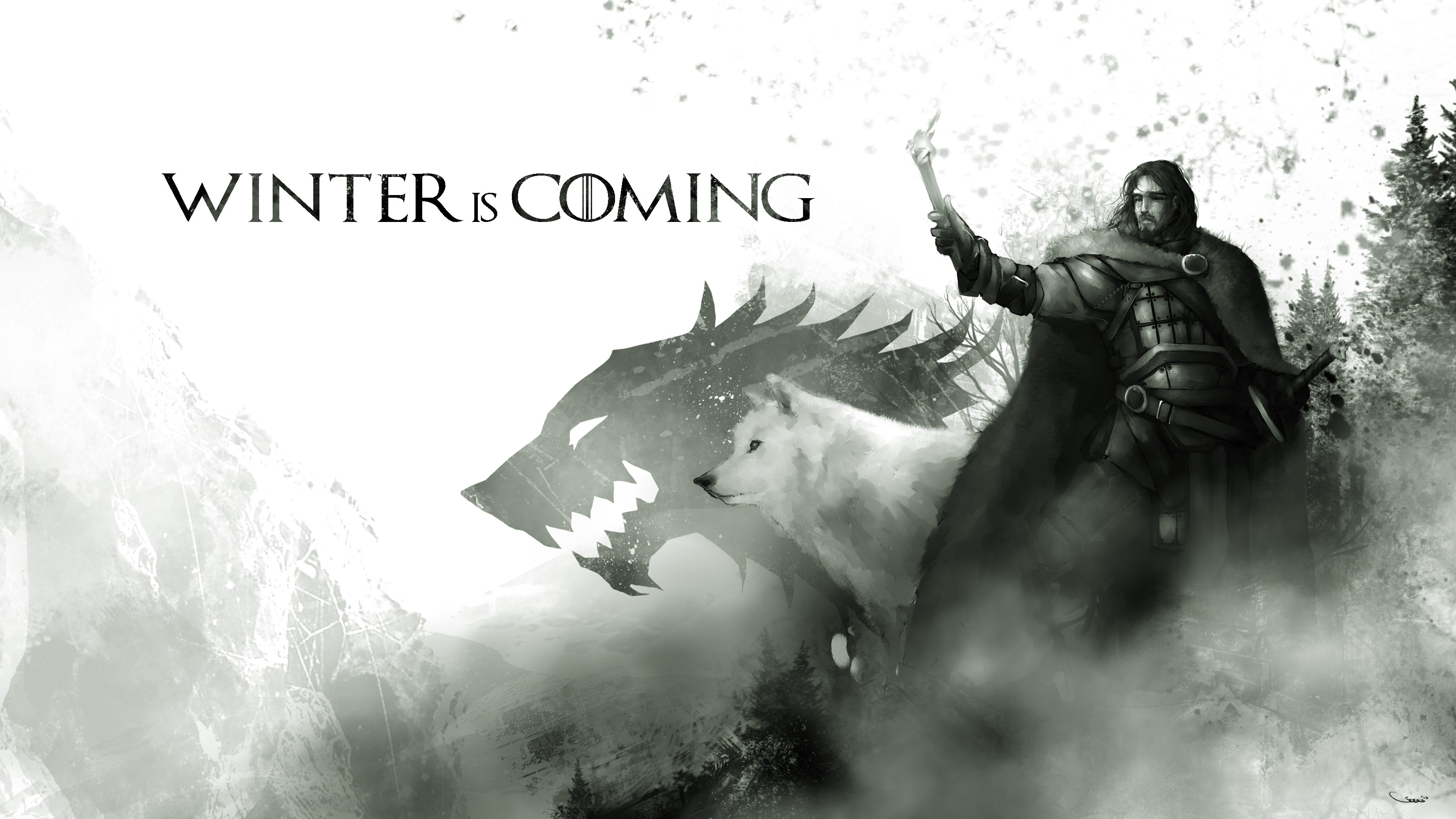 Cartoon Jon Snow Wallpapers