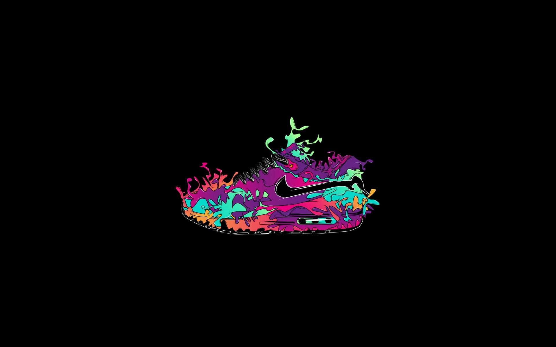 Cartoon Jordan Shoes Wallpapers