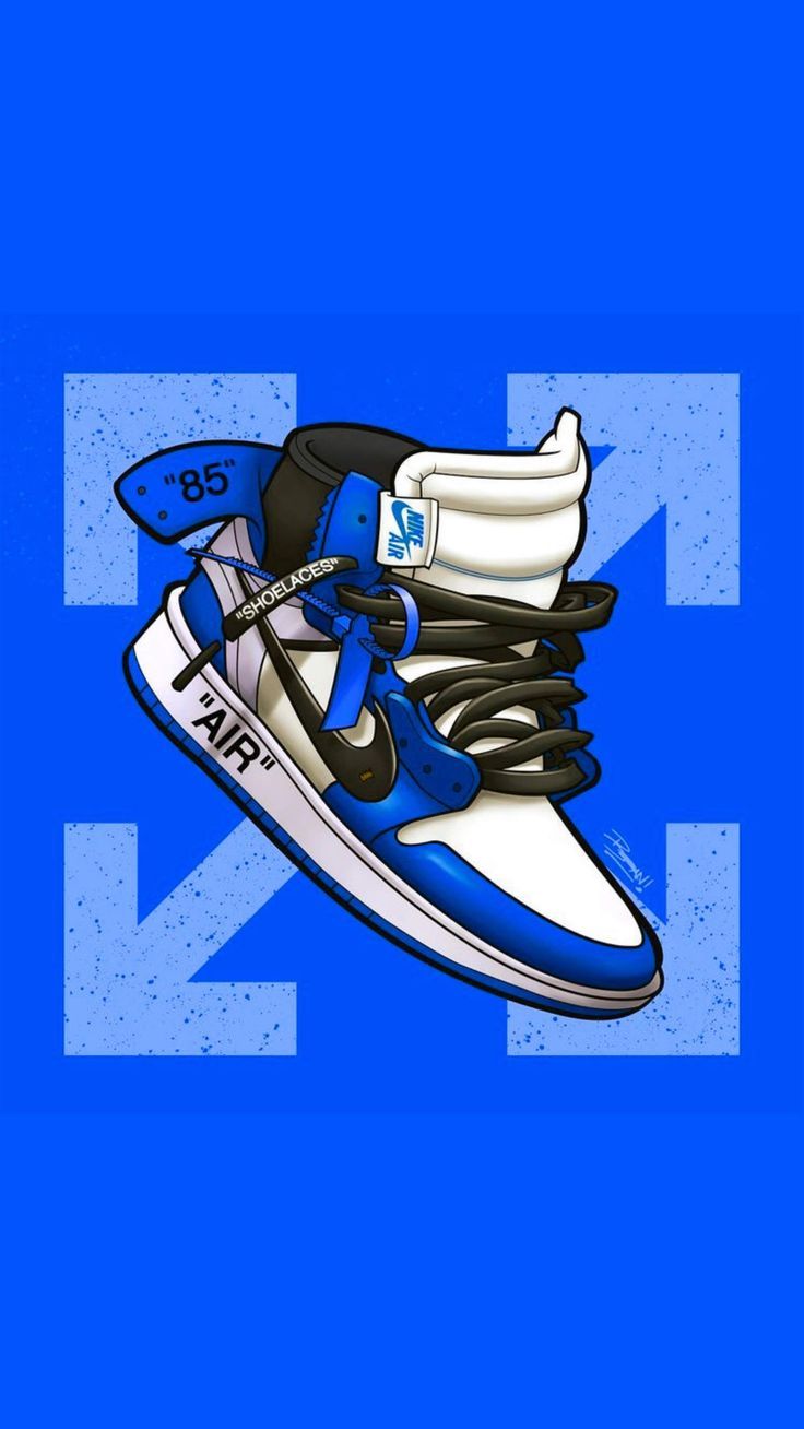 Cartoon Jordan Shoes Wallpapers