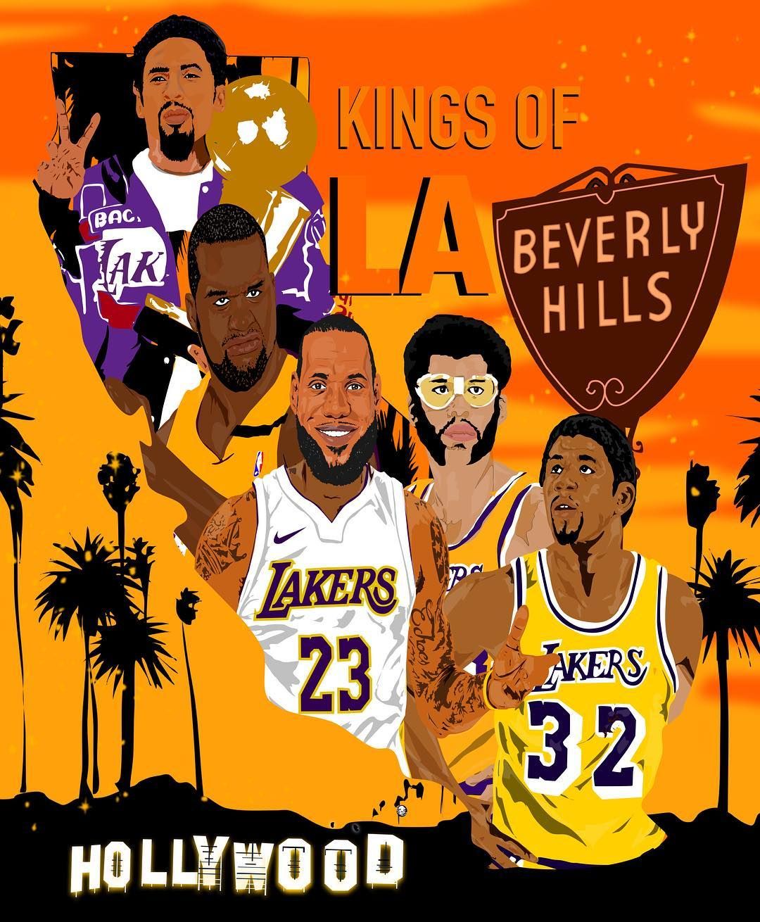Cartoon Lebron Lakers Wallpapers
