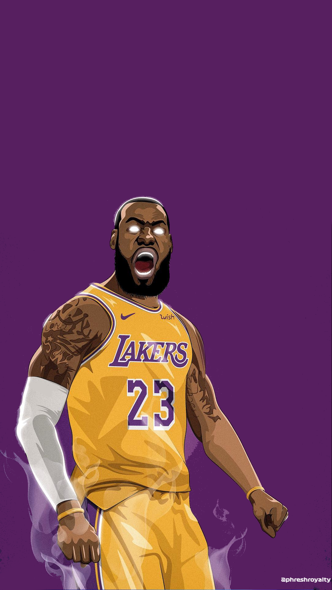 Cartoon Lebron Lakers Wallpapers