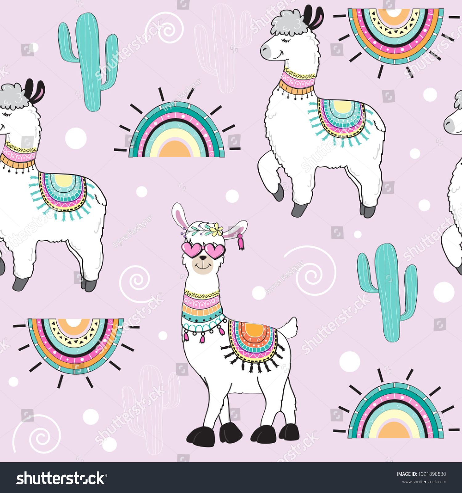 Cartoon Llamas Wallpapers