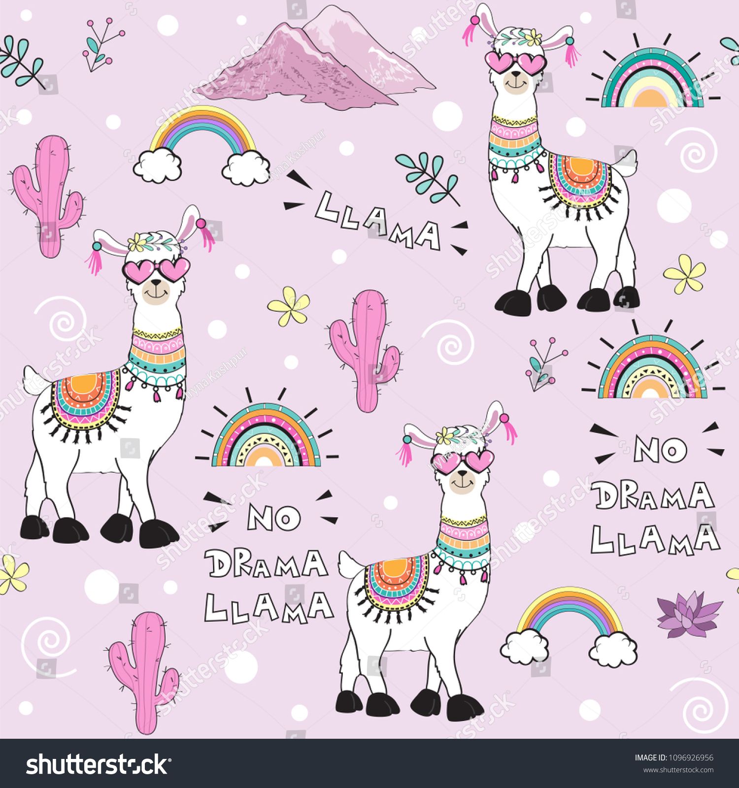 Cartoon Llamas Wallpapers