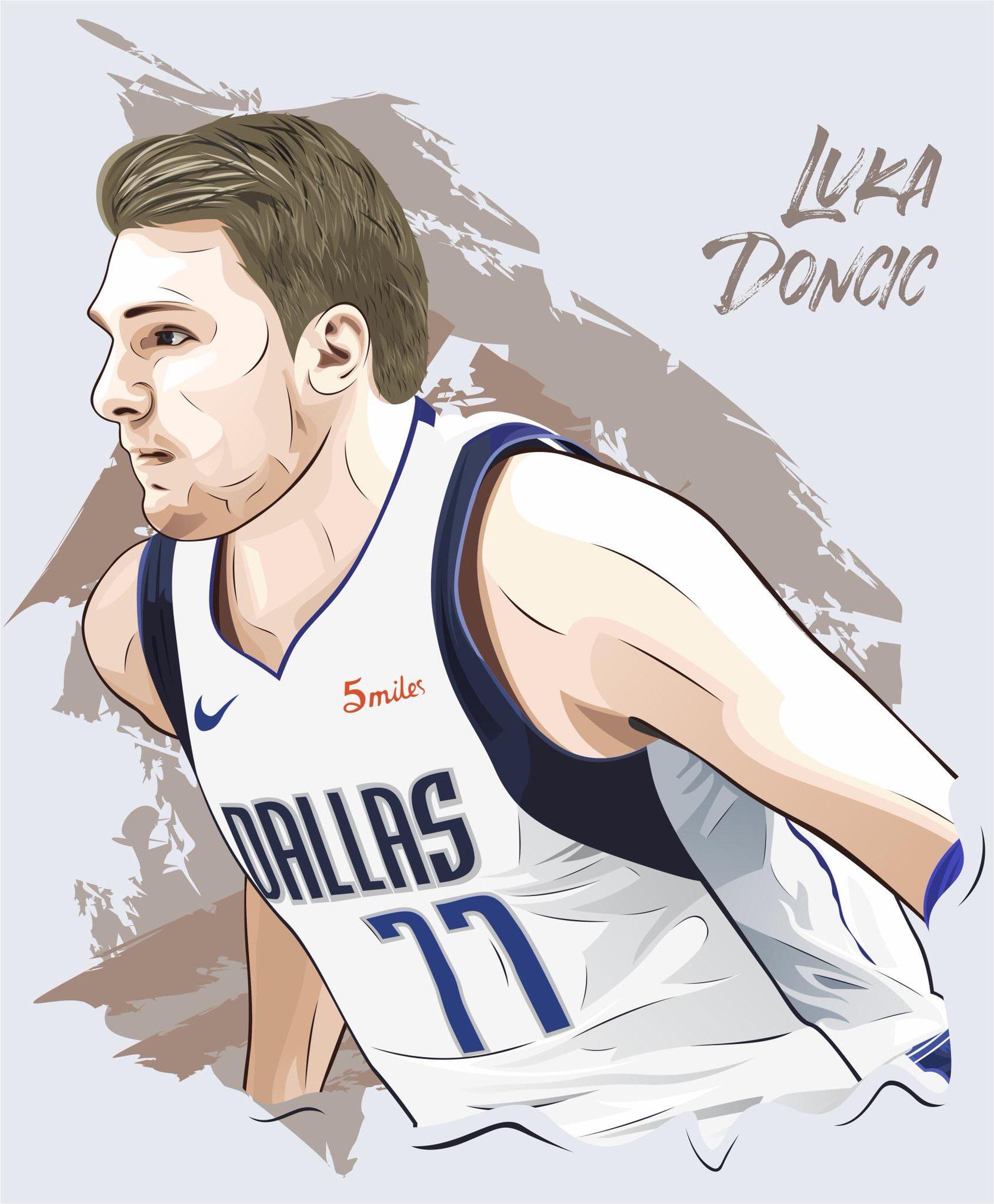 Cartoon Luka Doncic Wallpapers