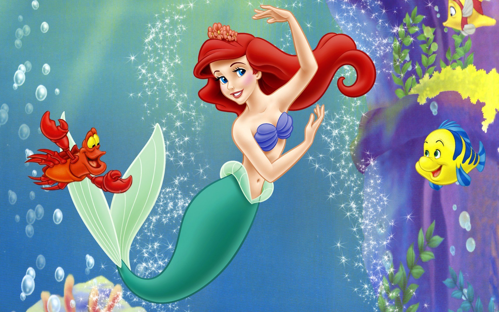 Cartoon Mermaid Wallpapers