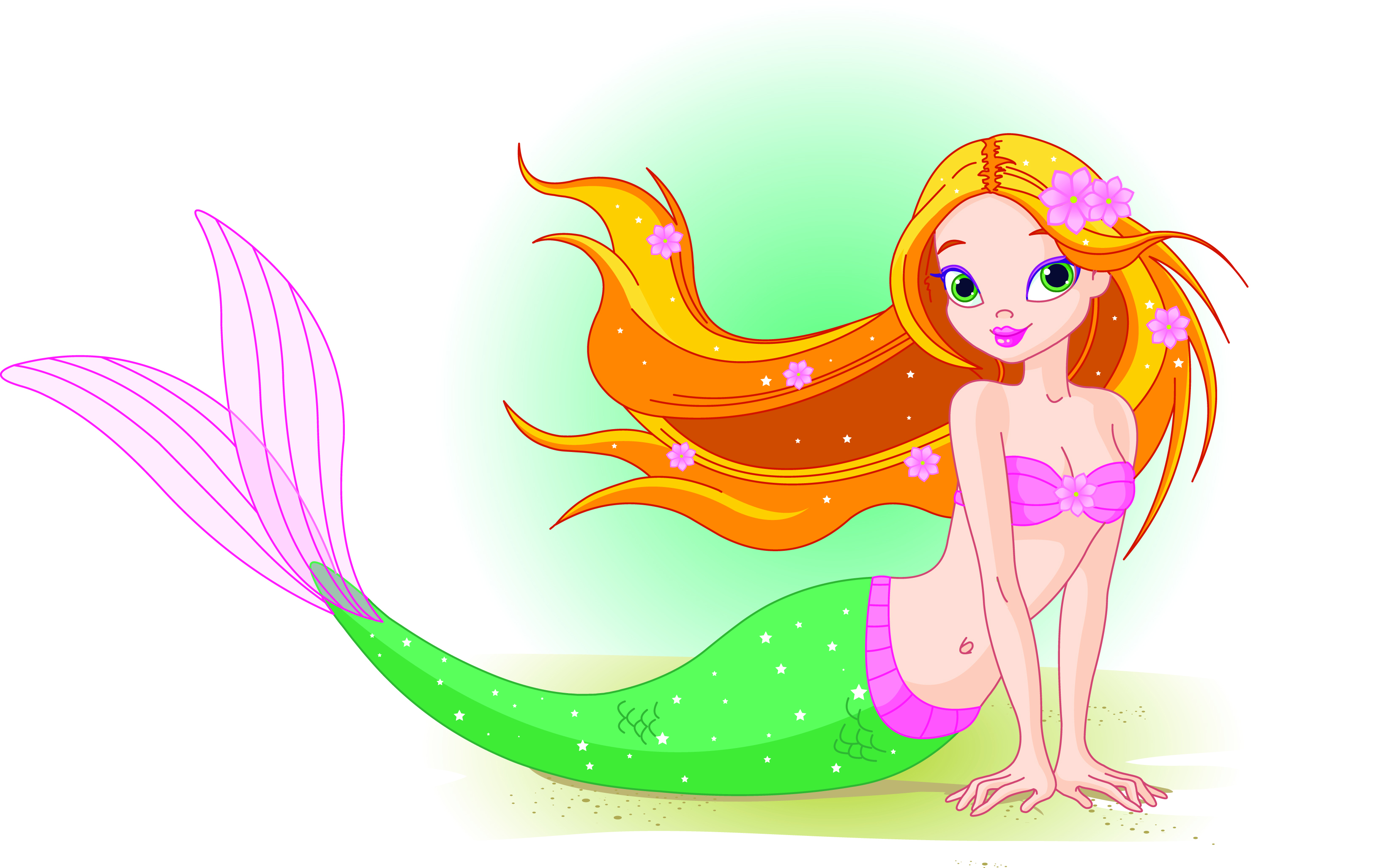 Cartoon Mermaid Wallpapers