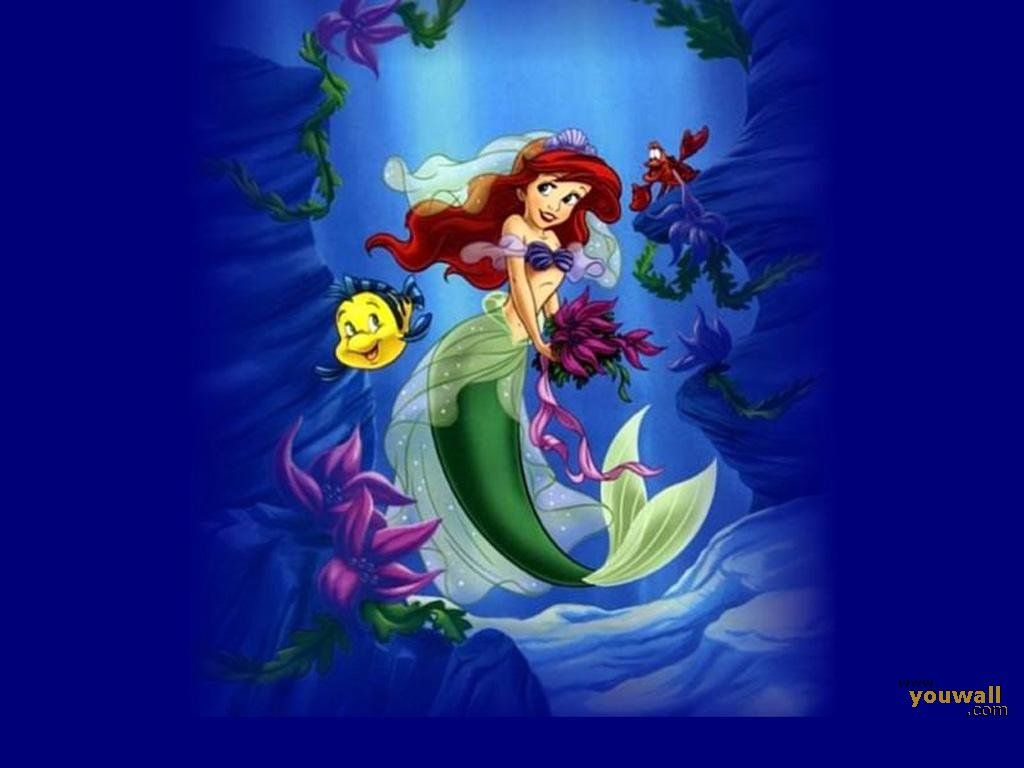 Cartoon Mermaid Wallpapers