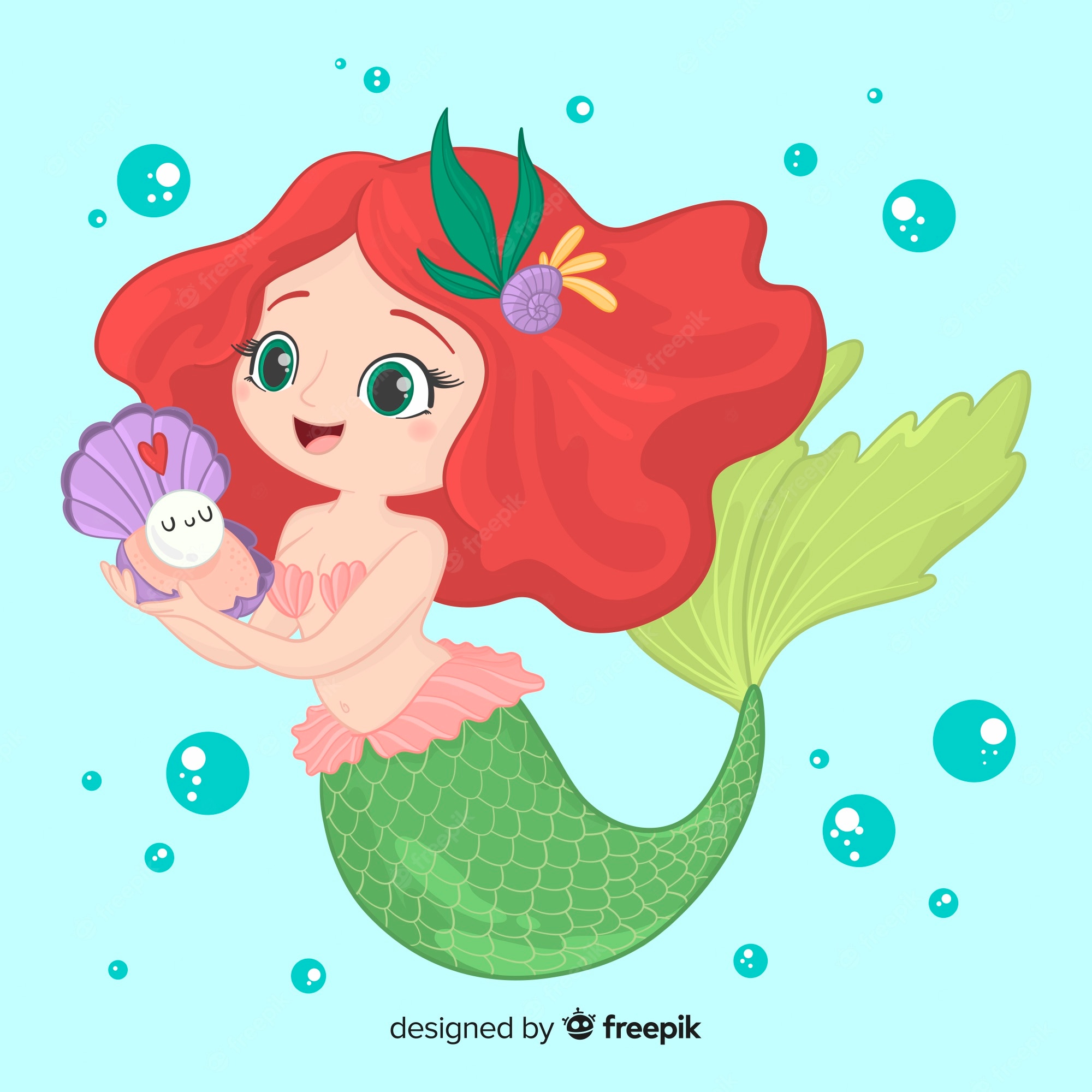 Cartoon Mermaid Wallpapers