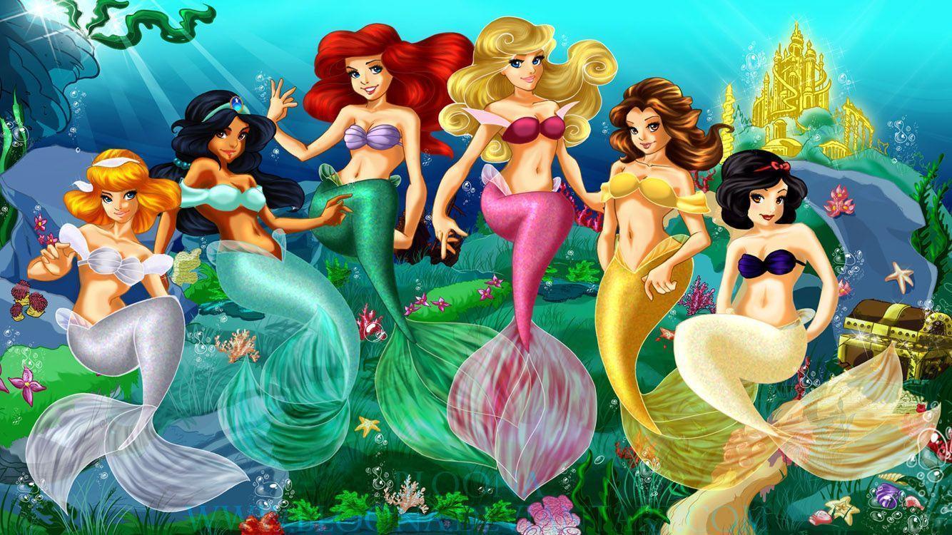 Cartoon Mermaid Wallpapers