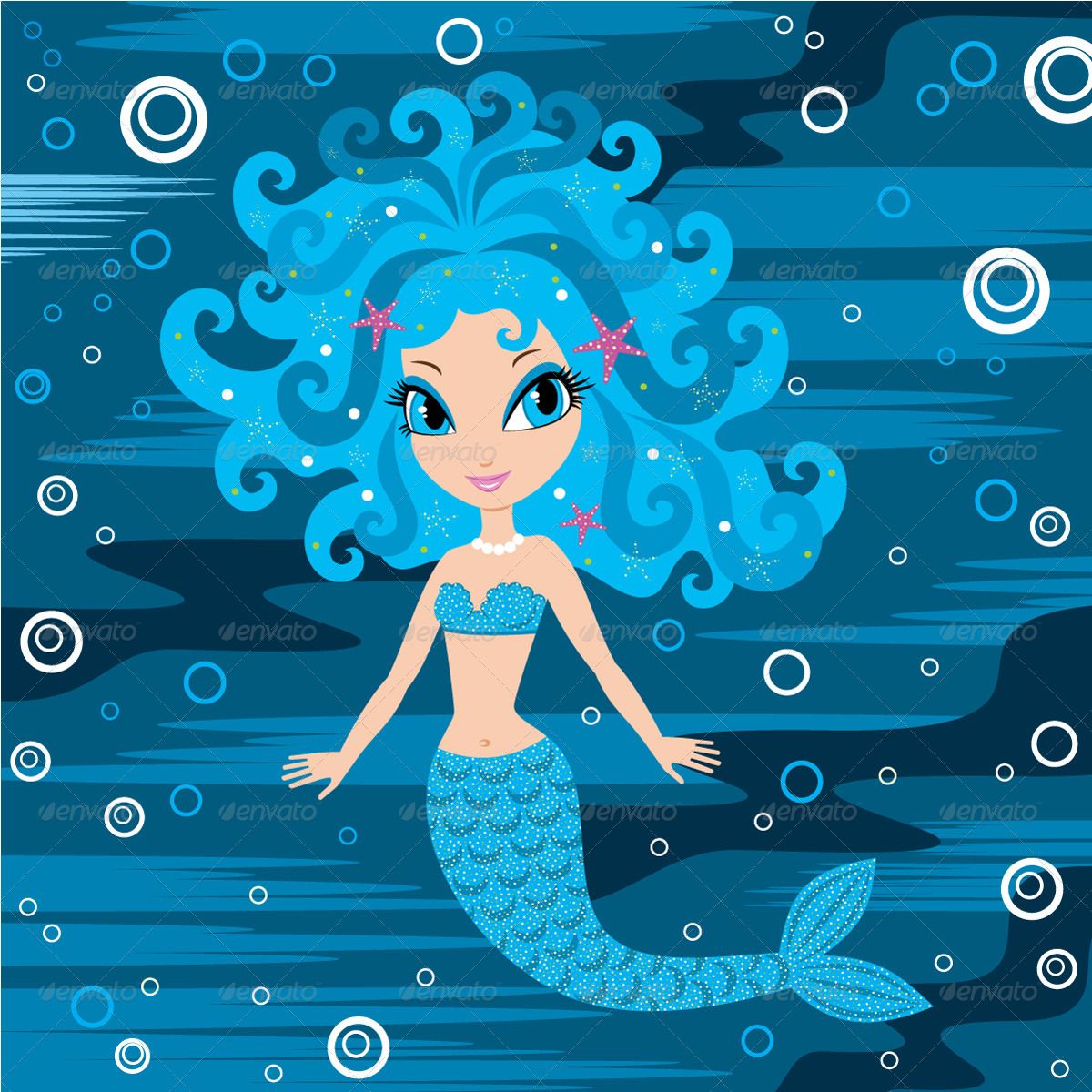 Cartoon Mermaid Wallpapers