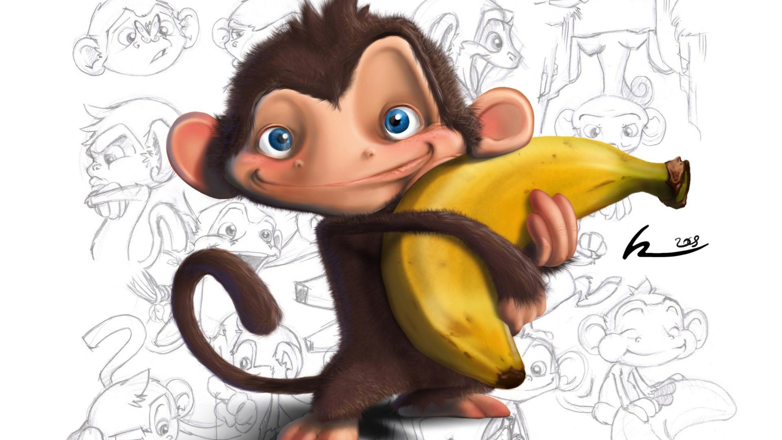 Cartoon Monkey Wallpapers