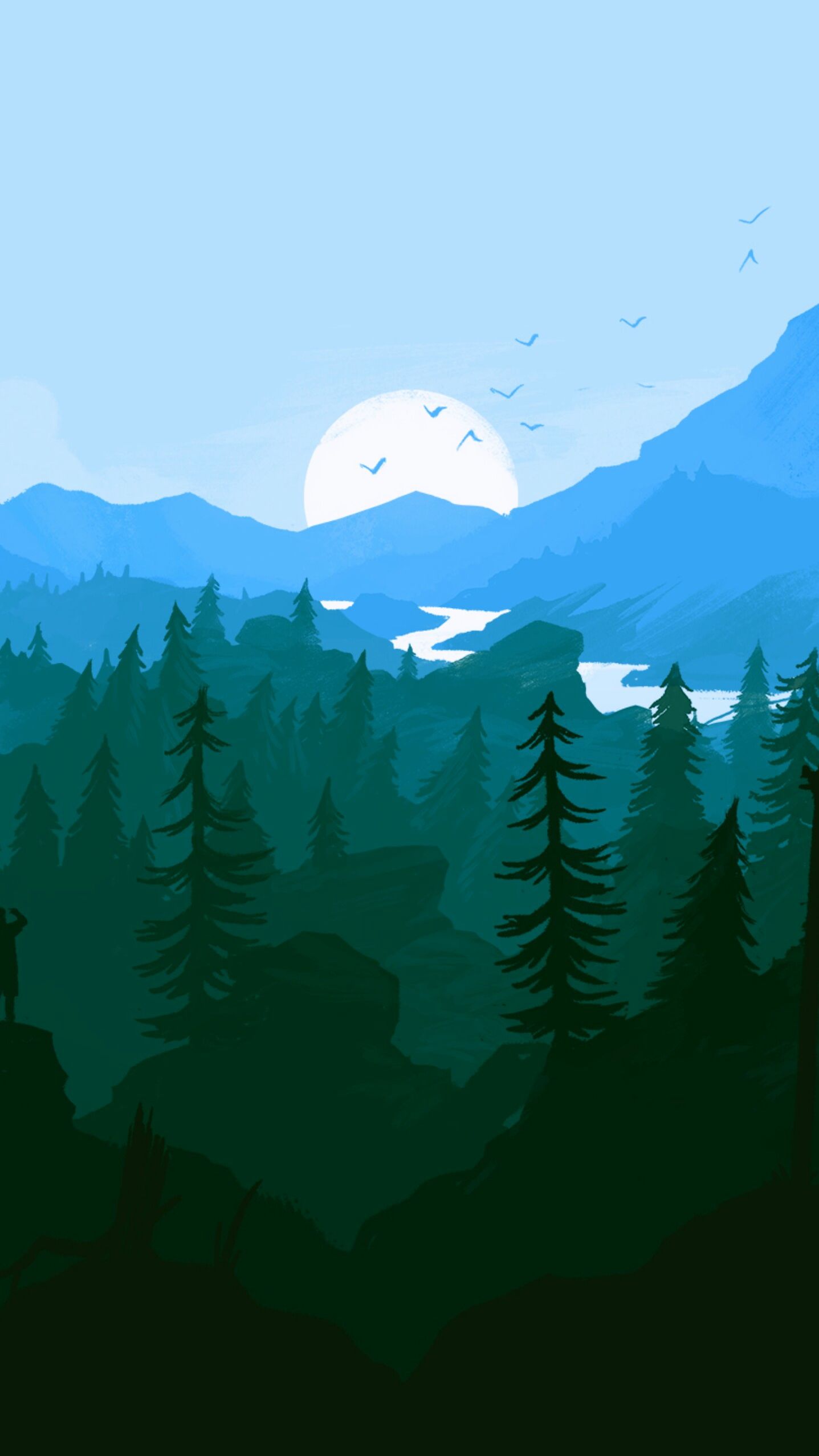 Cartoon Mountain Wallpapers