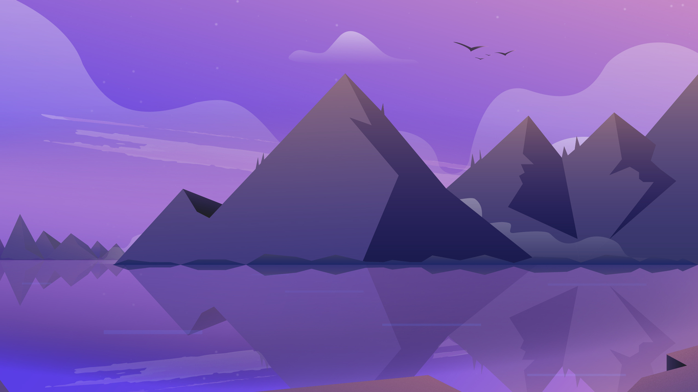 Cartoon Mountain Wallpapers